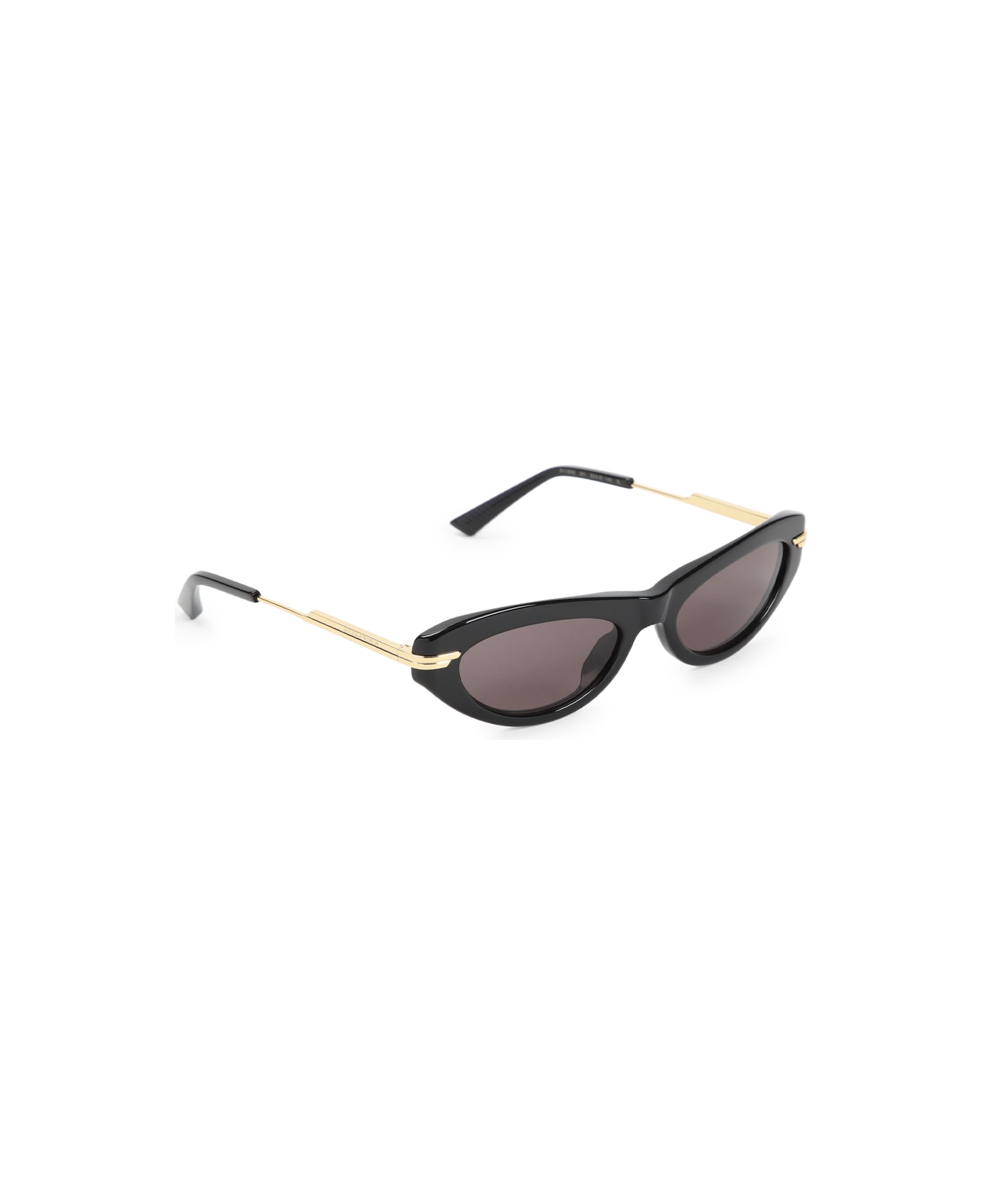 Bottega Veneta Bv1368s Sunglasses - Black Gold Grey
