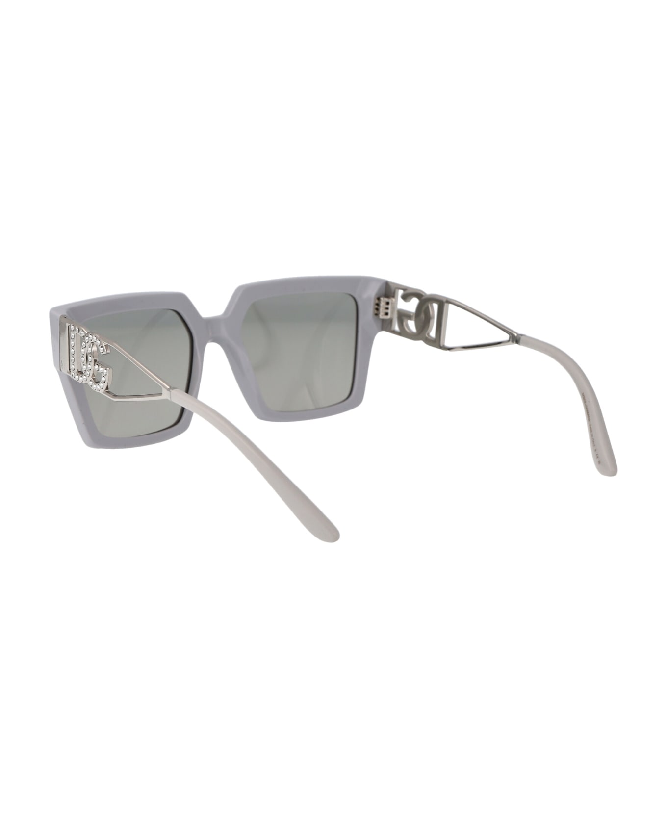 Dolce & Gabbana Eyewear 0dg4446b Sunglasses - 341887 Light Grey サングラス