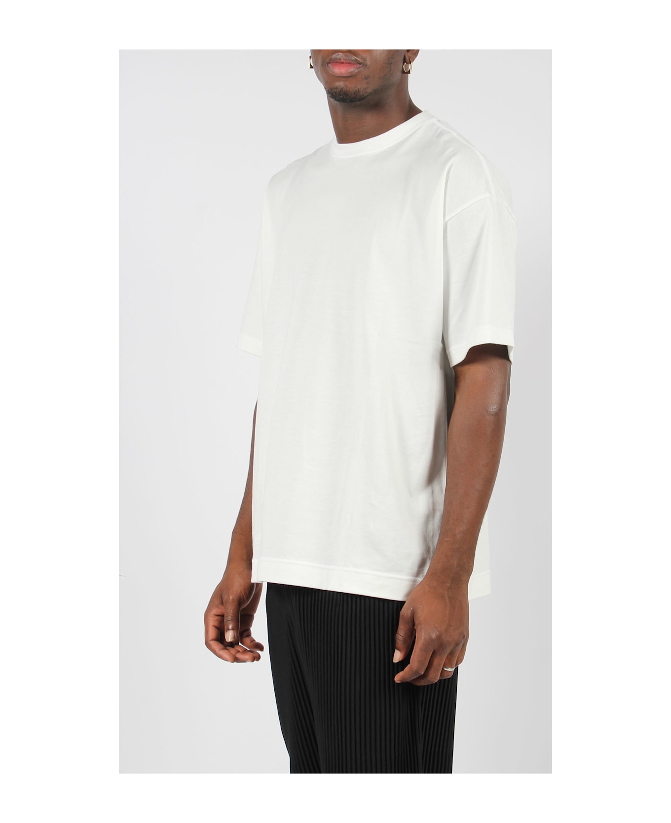 Homme Plissé Issey Miyake Abstract Print T-shirt - White