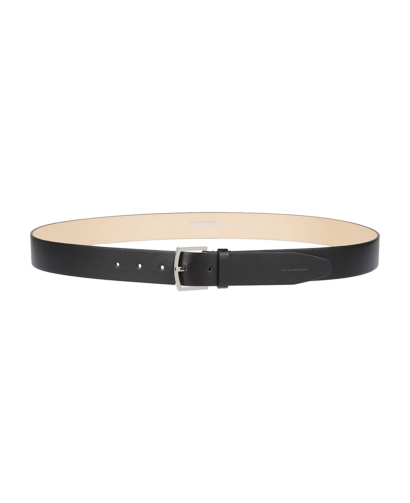 Dsquared2 City Nights Buckle Belt - Nero/palladium
