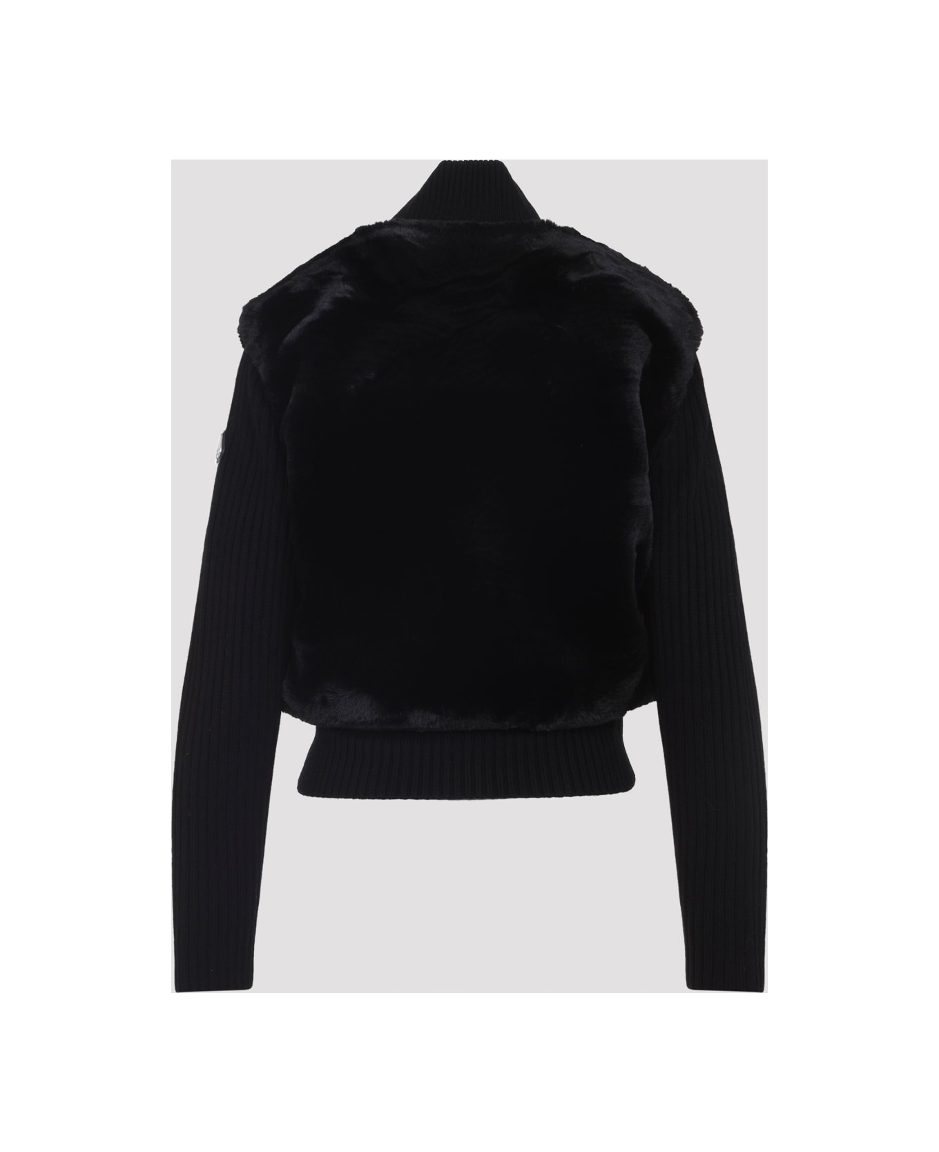 Moose Knuckles Dua Bunny Sweater - Black
