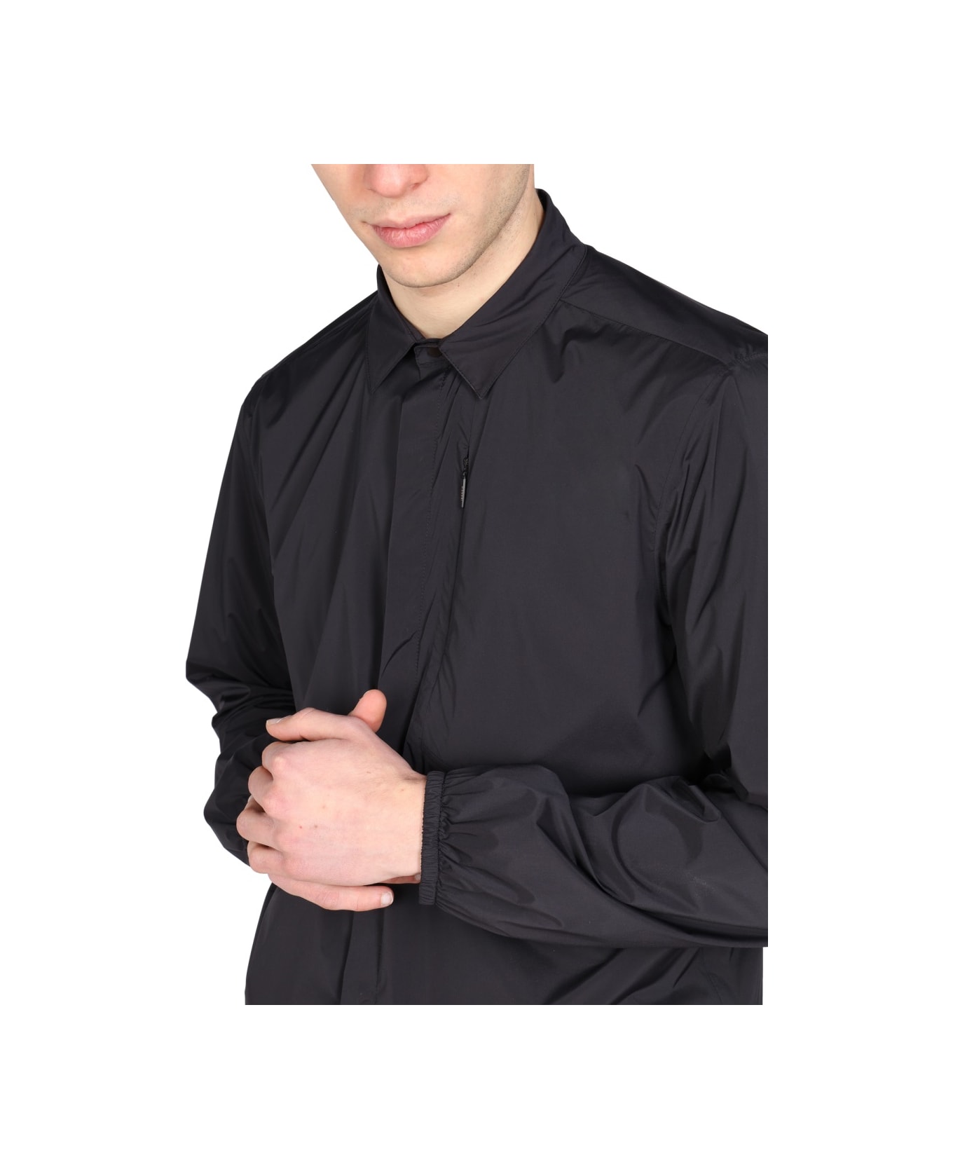 Monobi Shirt Jacket - BLACK