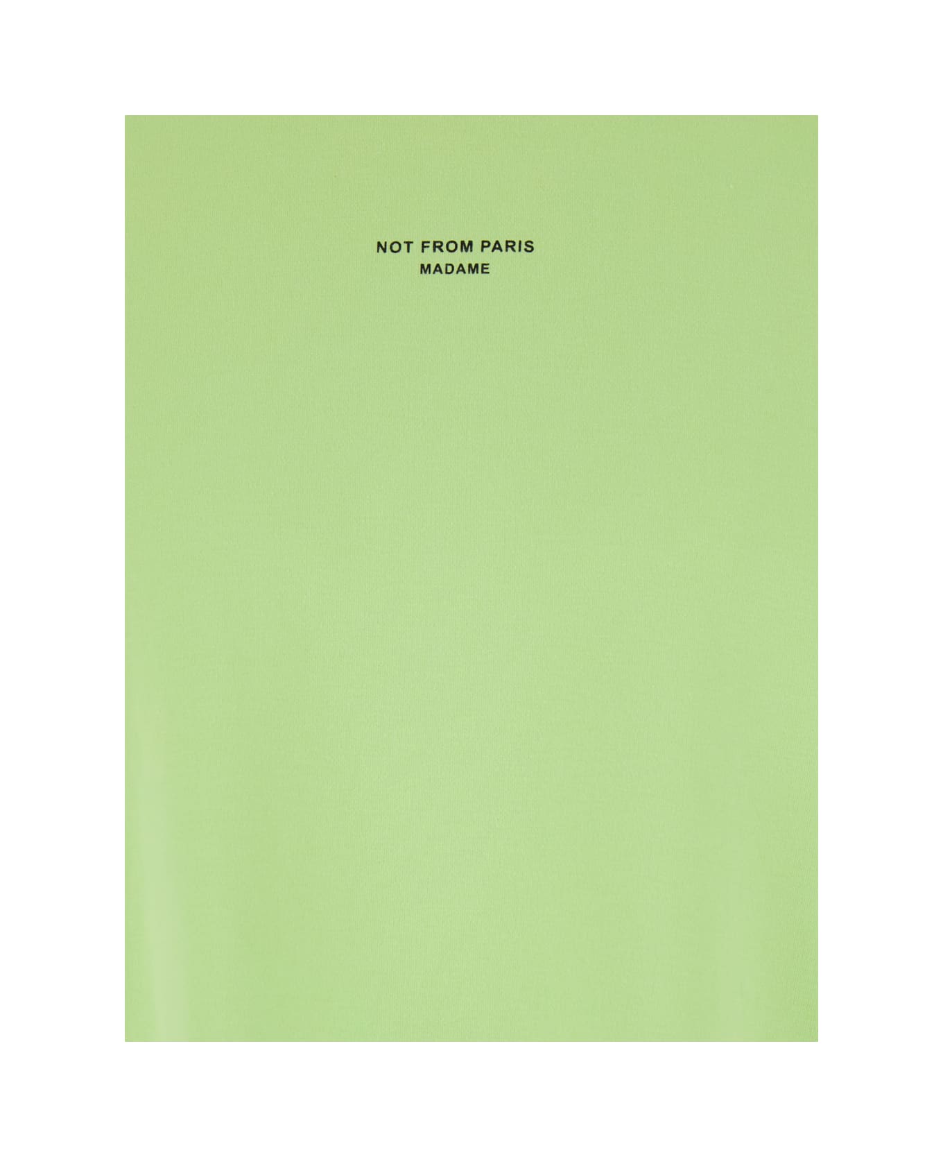 Drôle de Monsieur 
le T-shirt Slogan Classique
 Crewneck T-shirt With Print On The Front In Cotton Man - Light Green