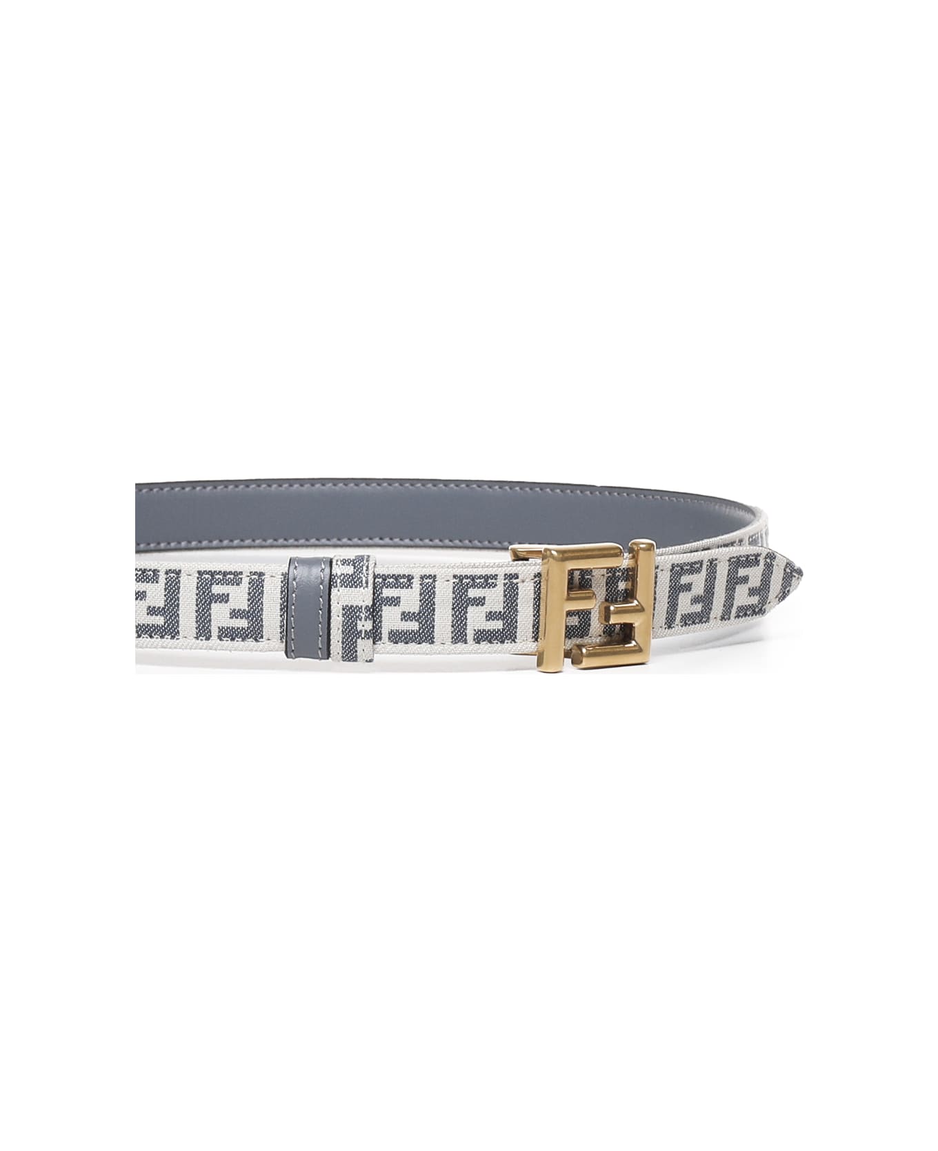 Fendi Reversible Belt With Loop And Ff Closure - R.TEMPES+PANNA+OBUR