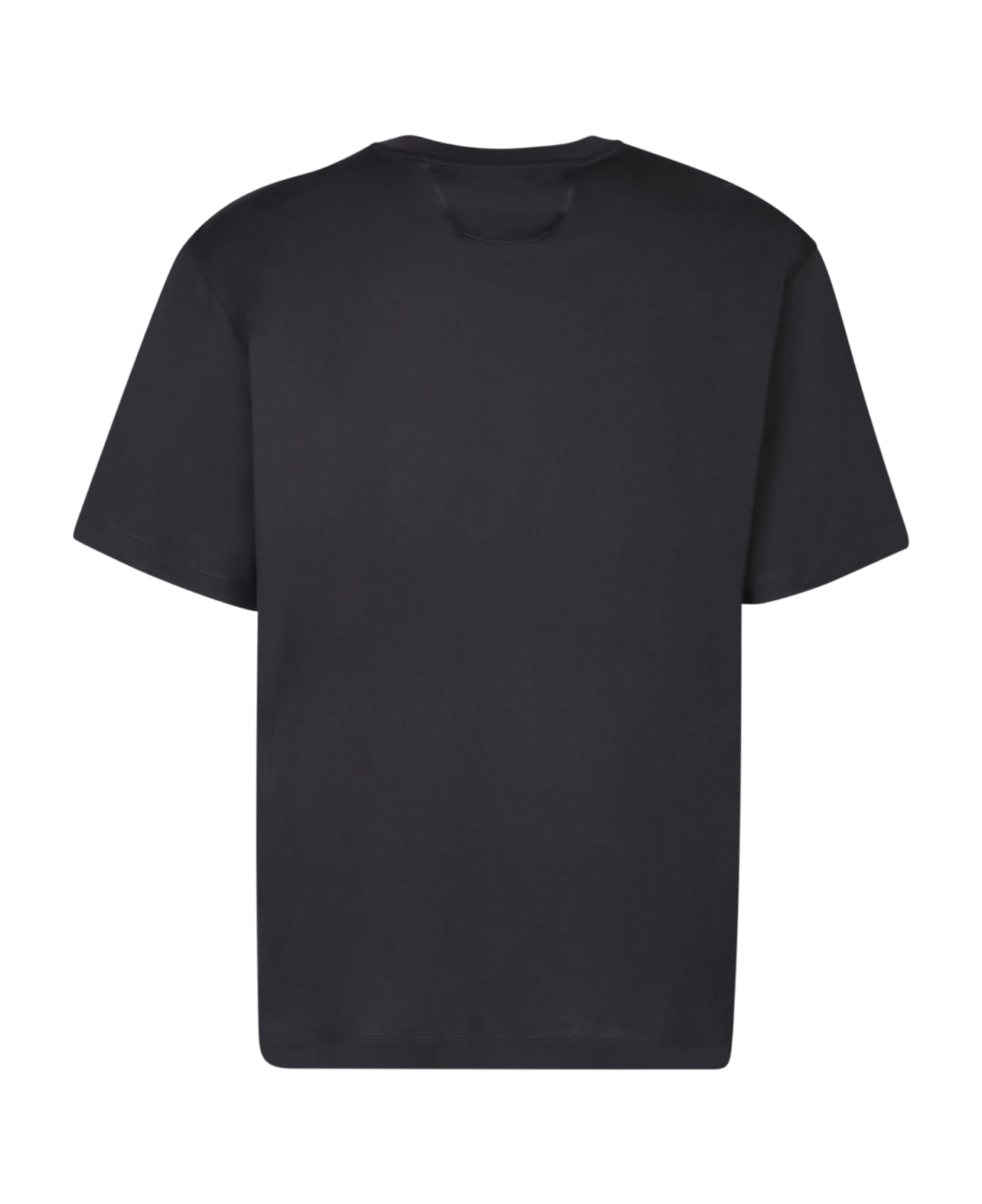 Ferrari Contrasting Logo Black T-shirt - Black