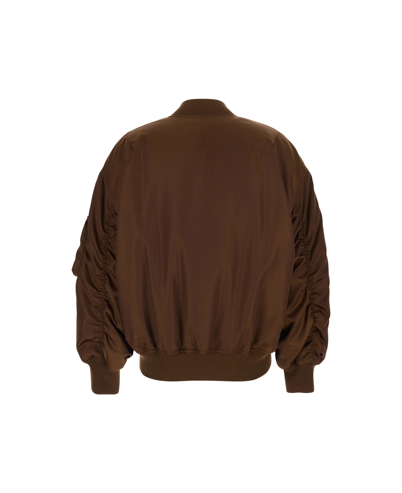 Saint Laurent Bomber Ample Tech Bril - Brown