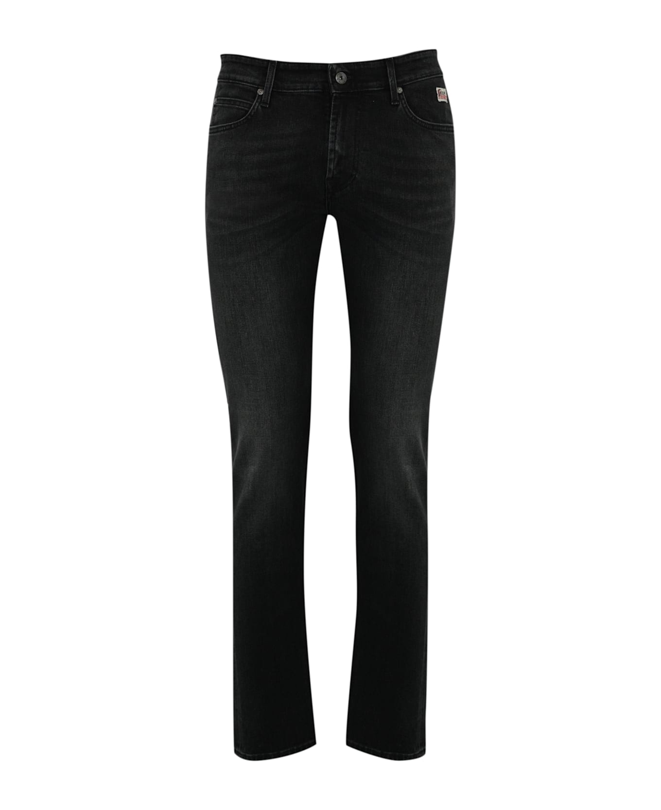 Roy Rogers 517 Black Carlin Jeans In Black Denim - Denim black