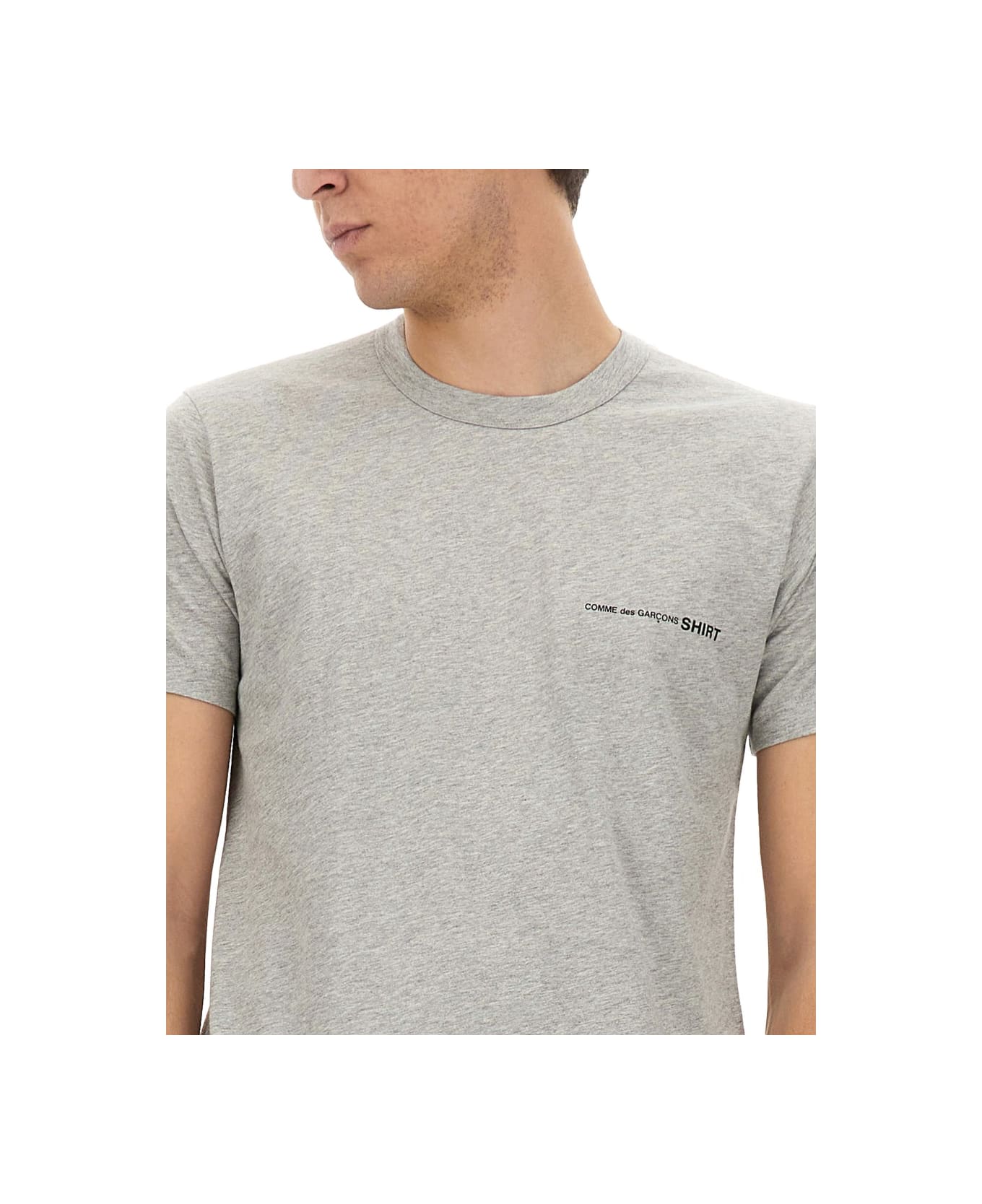 Comme des Garçons Shirt T-shirt With Logo - GREY