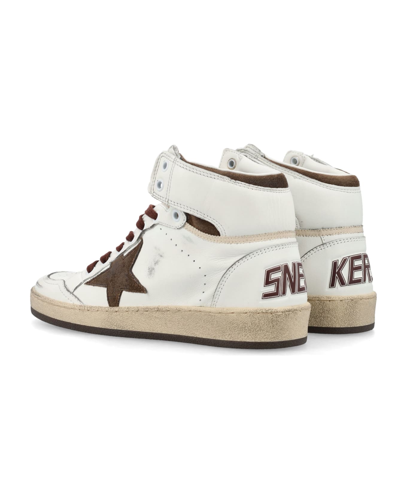 Golden Goose Sky Star Sneakers Woman - WH/BEIGE/CHOC/BRW