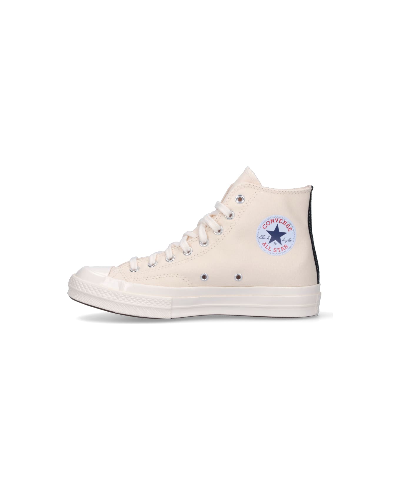 Comme des Garçons Play High Top "converse Chuck 70" Sneakers - Beige