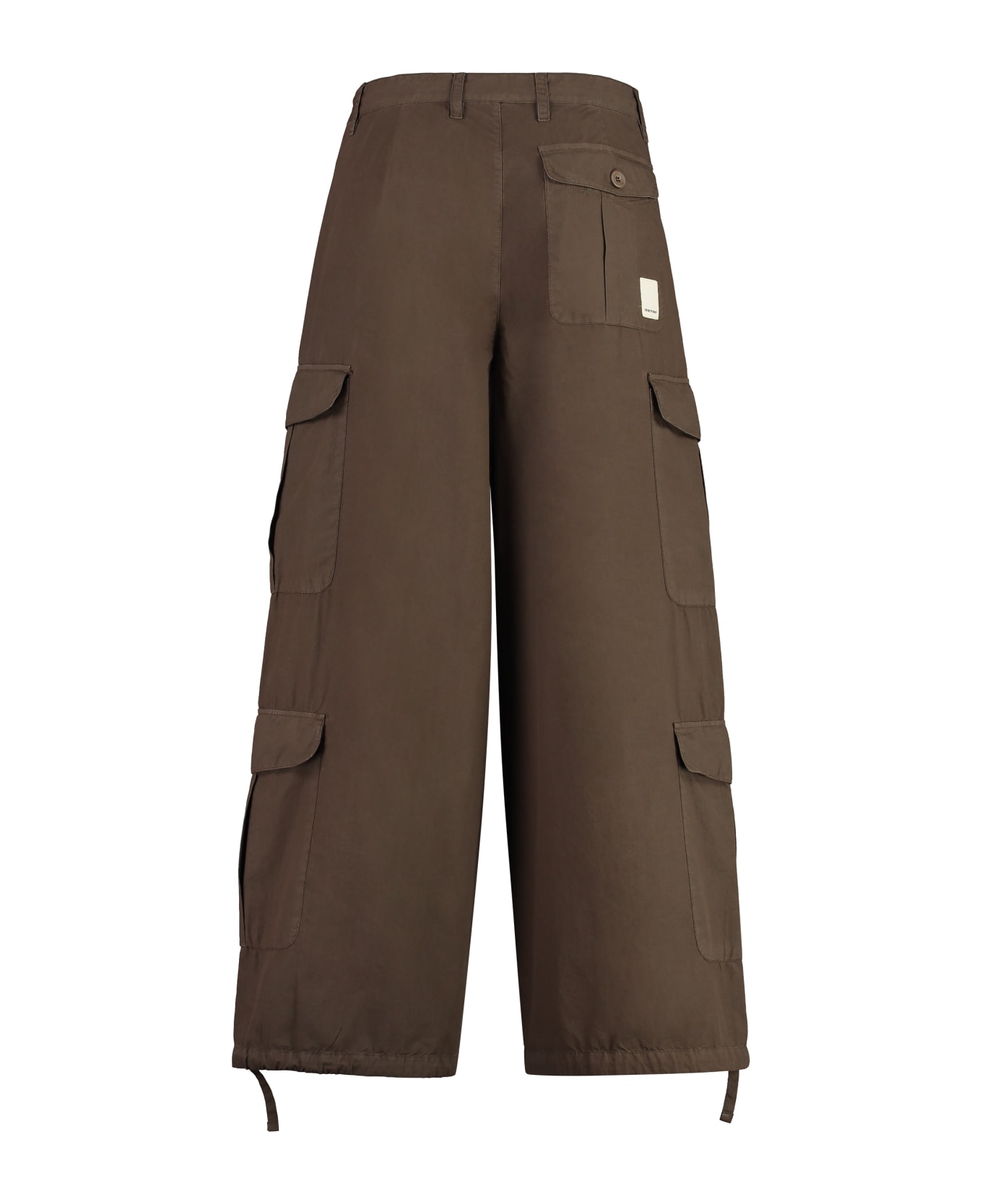 Emporio Armani Cotton Cargo-trousers - brown ボトムス