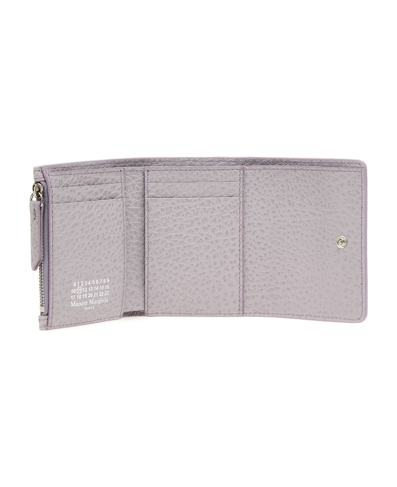Maison Margiela 'stitching' Wallet - Purple