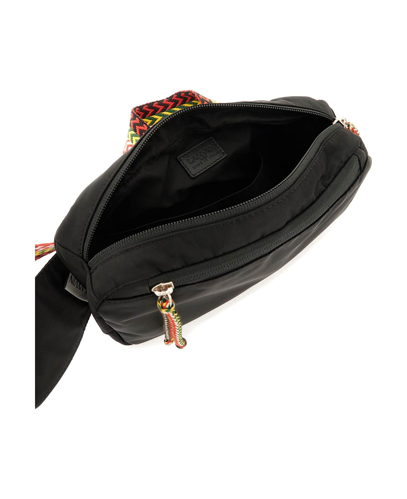 Lanvin Belt Bag With Logo - BLACK (Black)