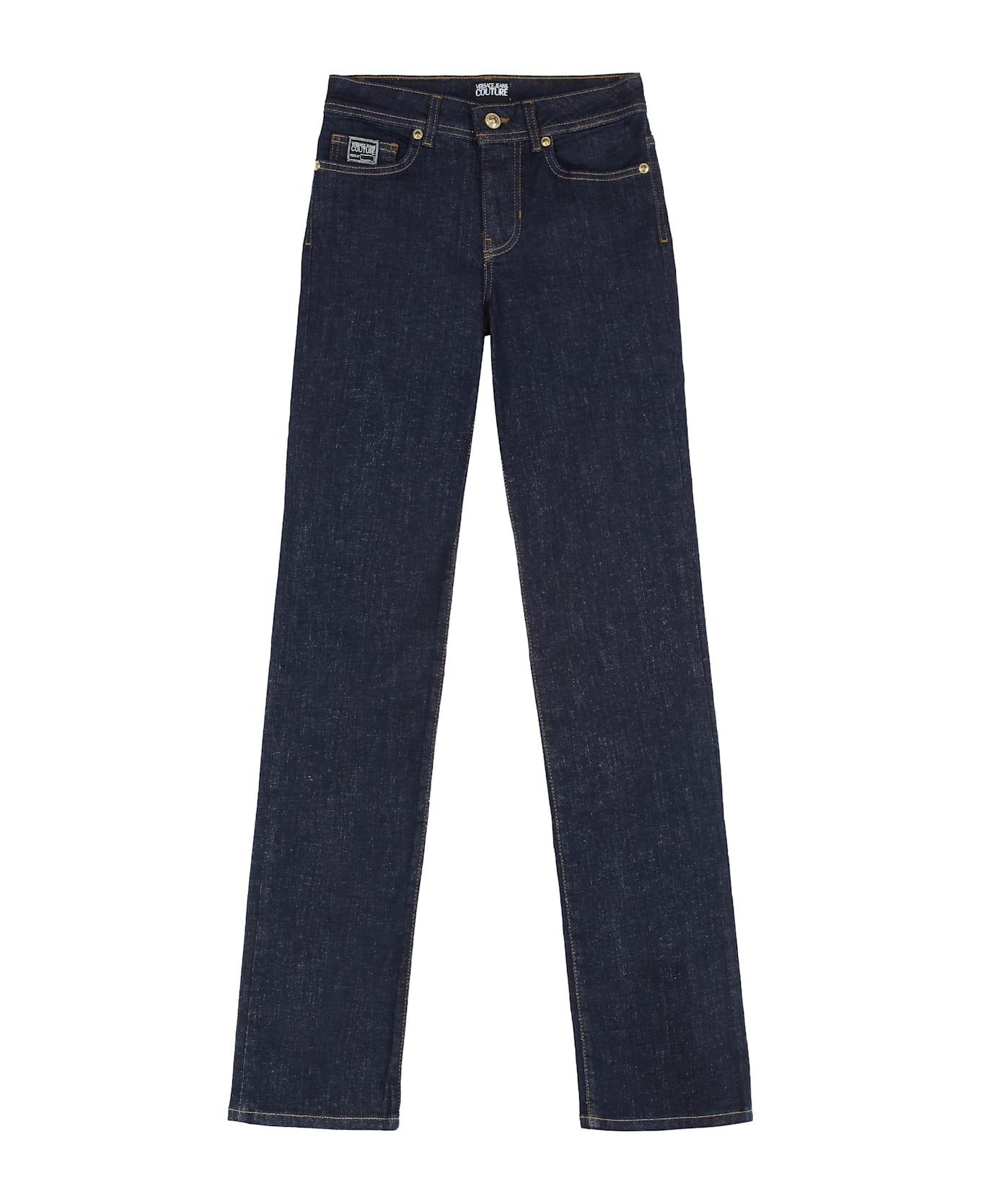 Versace Jeans Couture High-rise Slim Fit Jeans - Denim
