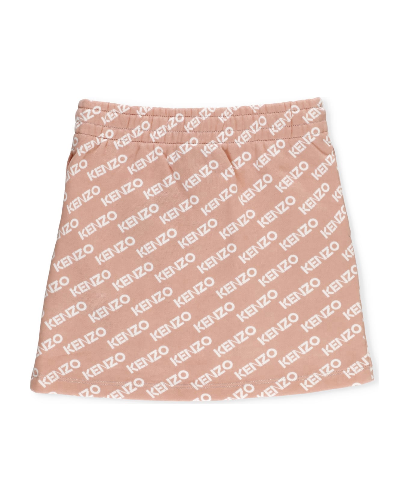 Kenzo Kids Skirt With Logo - Pink ボトムス