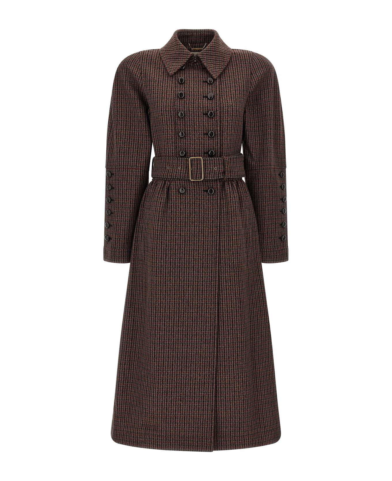 Chloé Double-breasted Coat - Brown