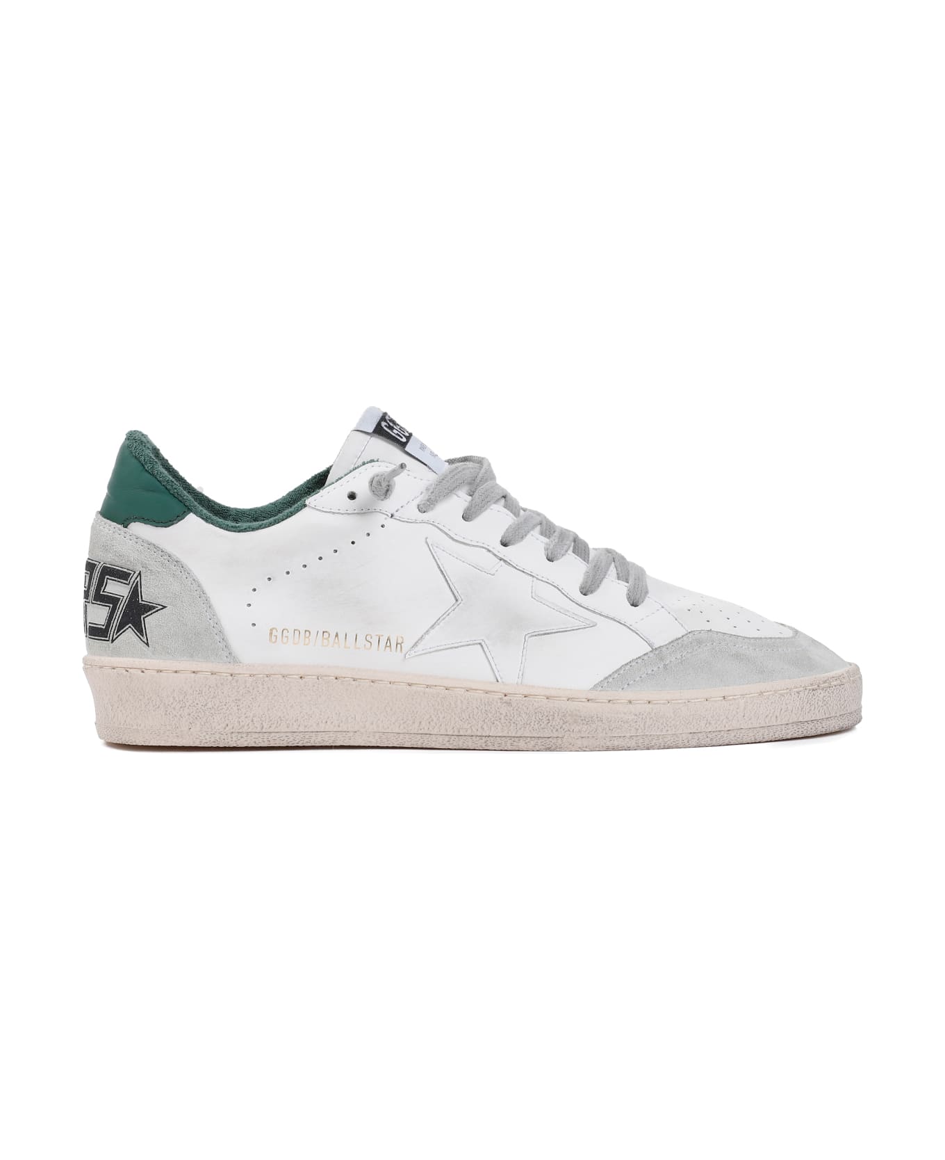 Golden Goose Ball Star Sneakers - White Ice Green