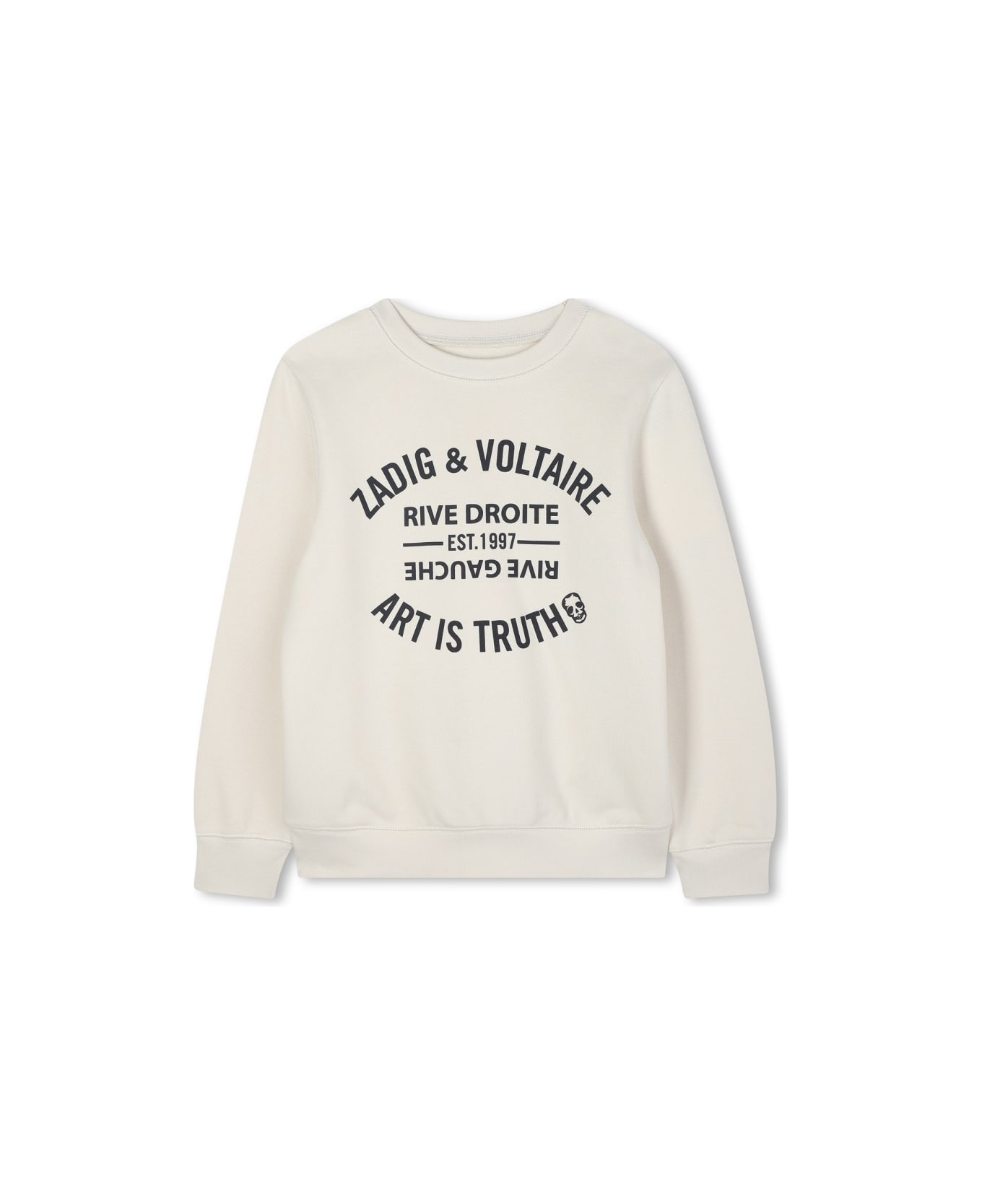 Zadig & Voltaire Sweatshirt With Logo - BEIGE