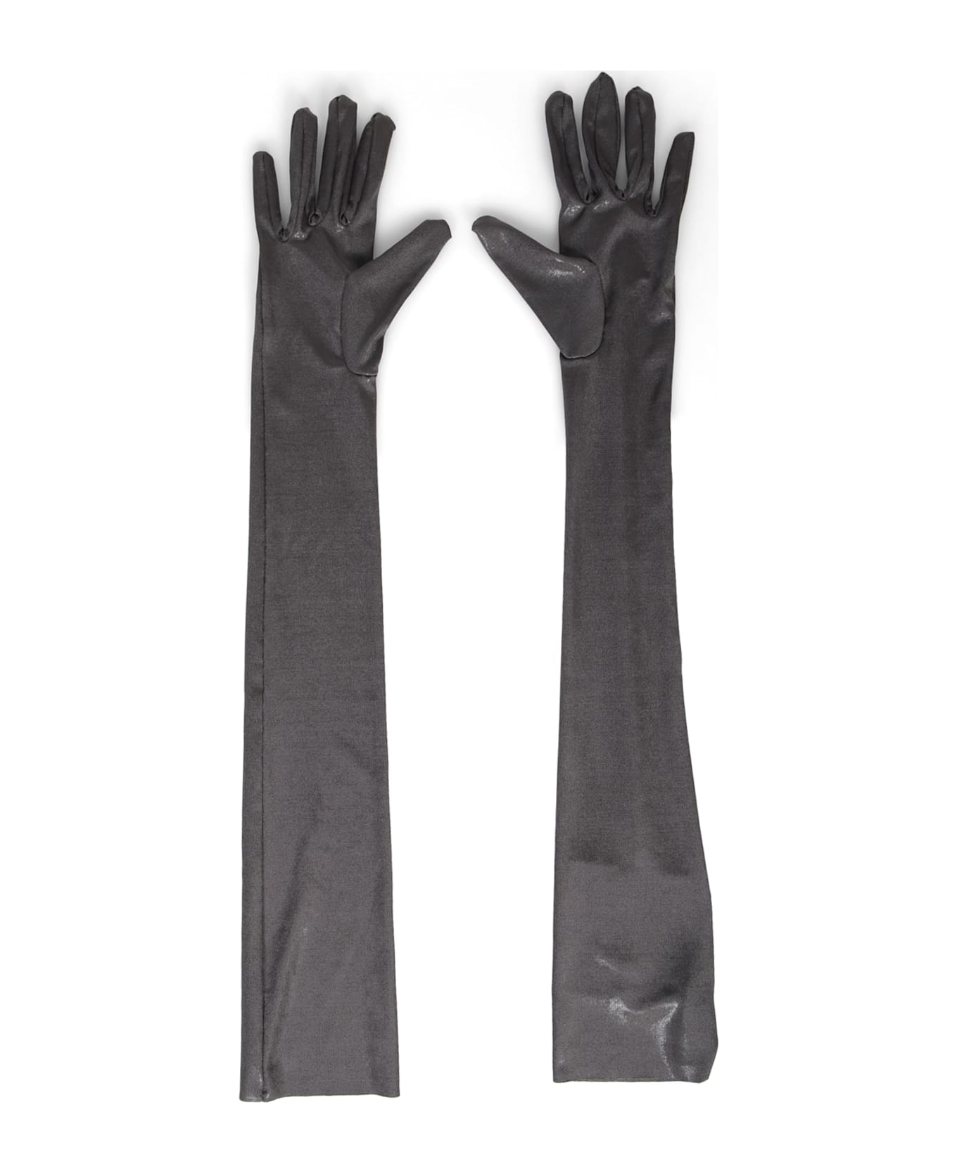 Norma Kamali Long Grey Gloves - Grey