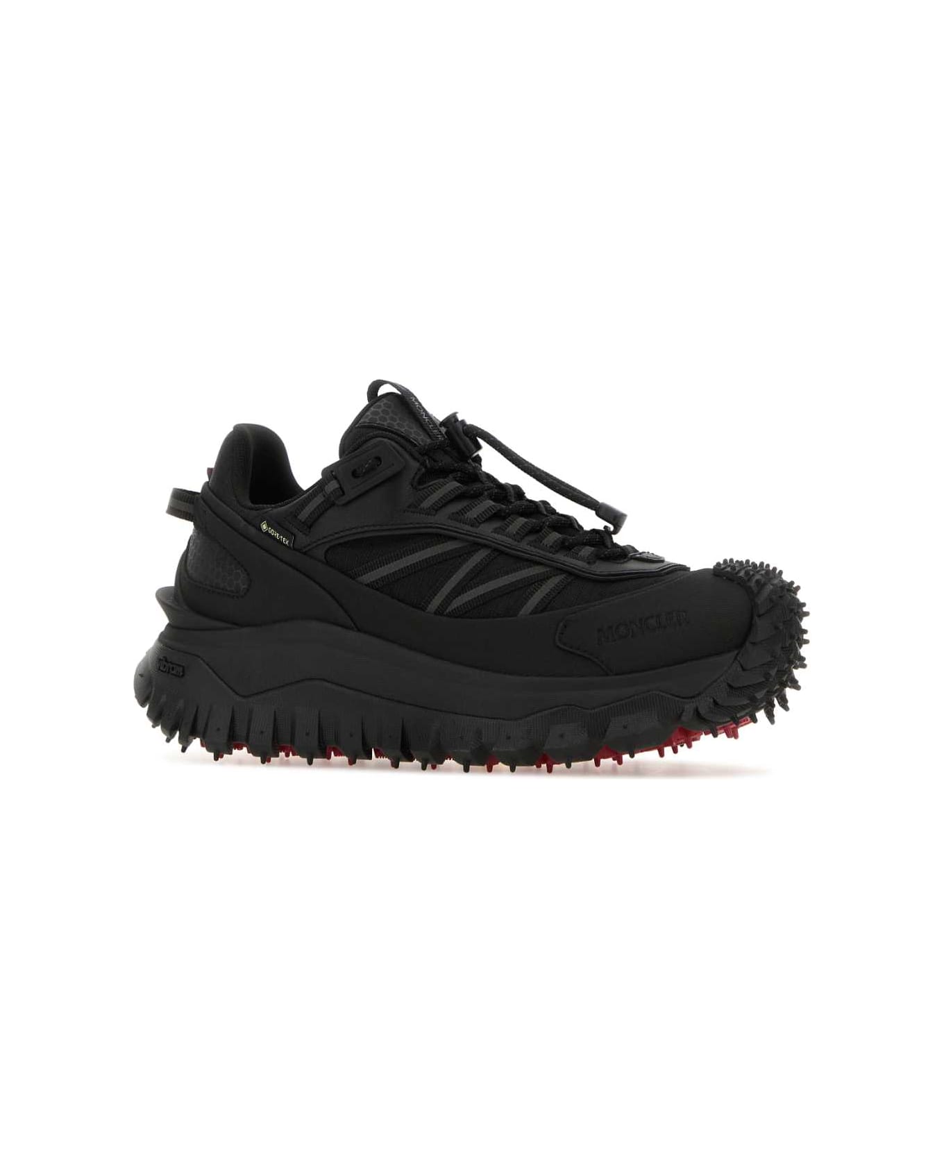 Moncler Black Fabric Trailgrip Gtx Sneakers - 999