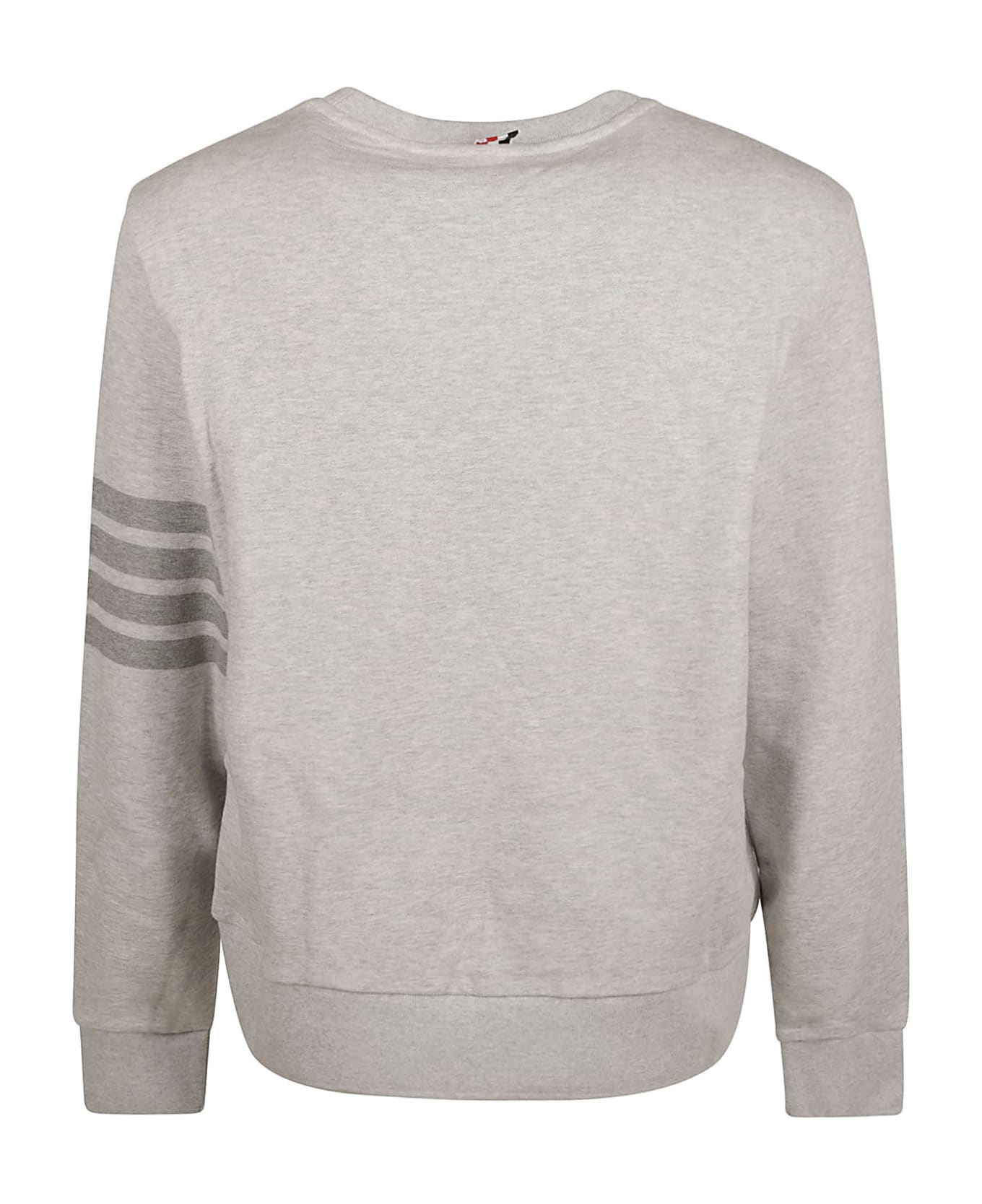 Thom Browne 4bar T-shirt - Light Grey フリース