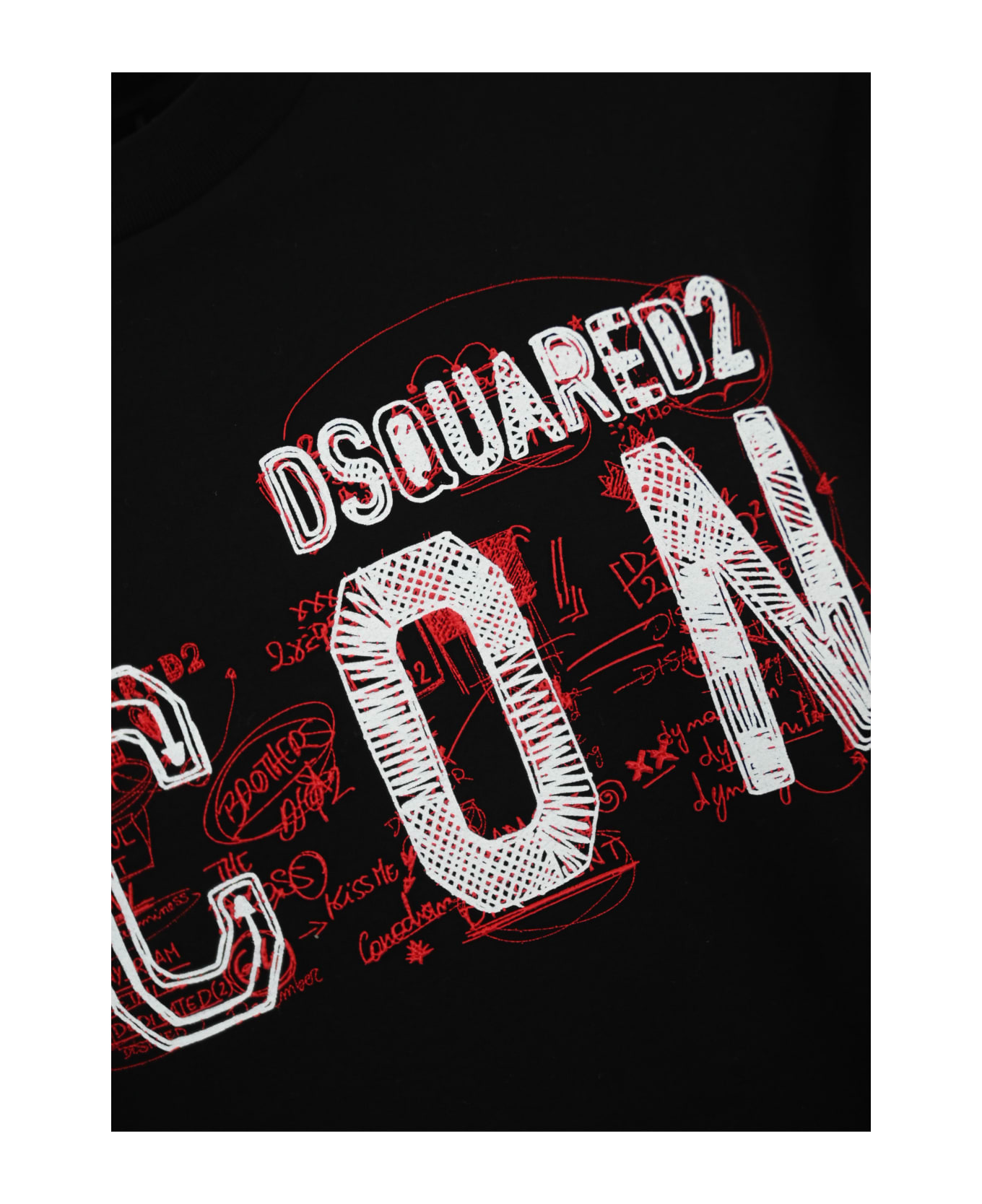 Dsquared2 T-shirt With Icon Print - Black