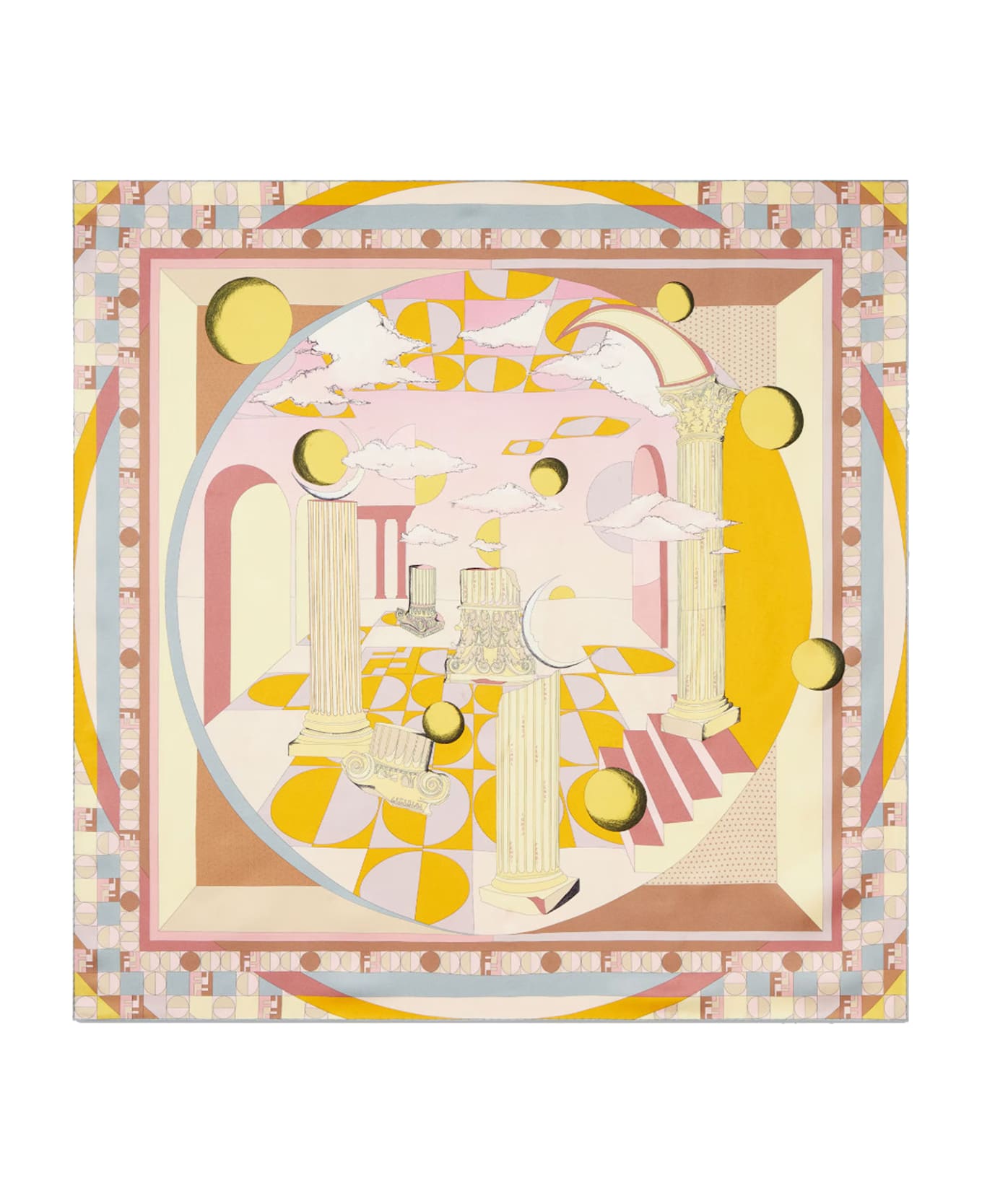 Fendi Moonlight Echoes Foulard - Pink