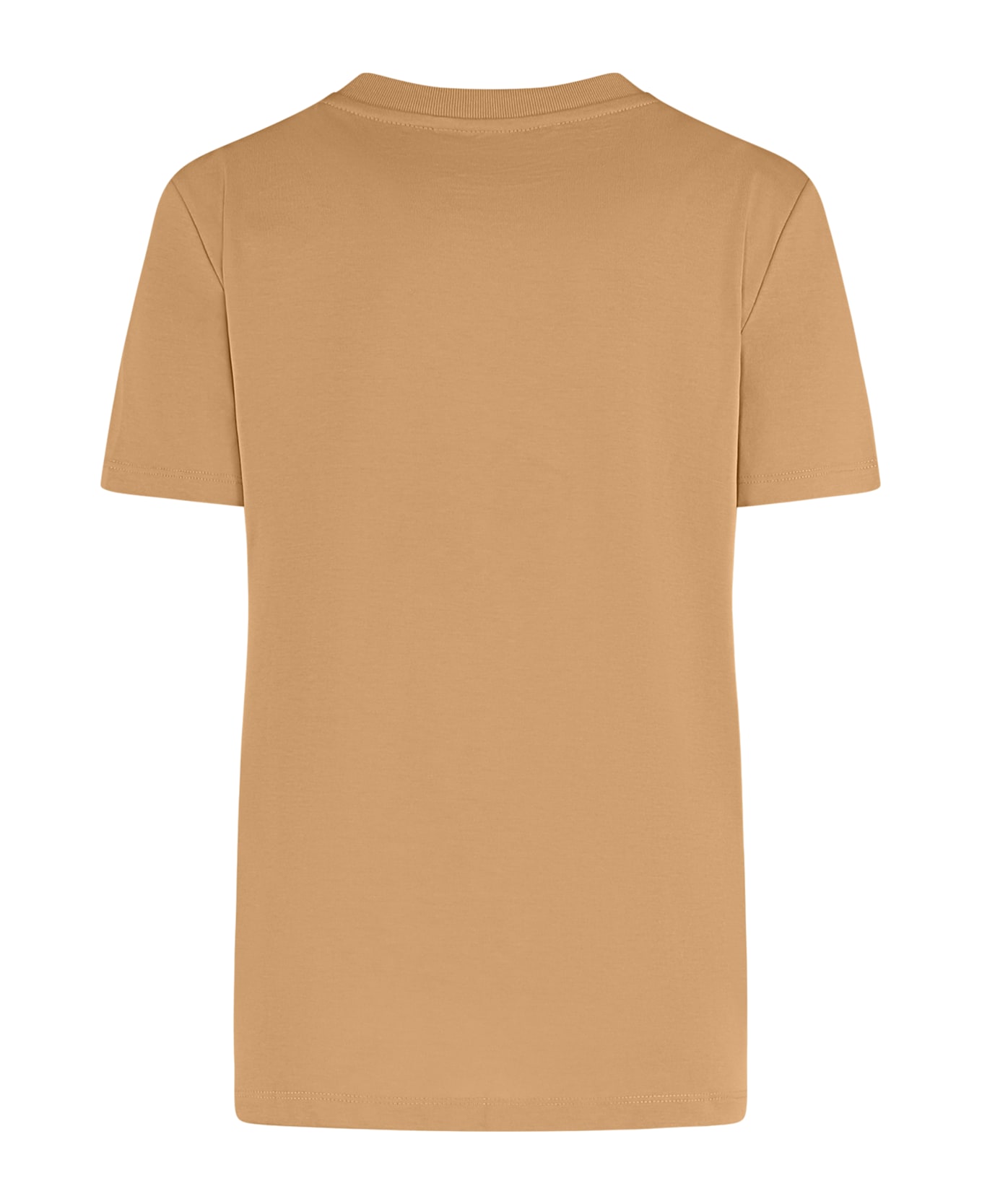 Max Mara Papaia Cotton Crew-neck T-shirt - Camel