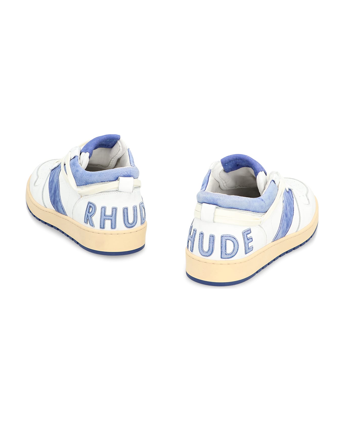 Rhude Rhecess Leather Low-top Sneakers - blue