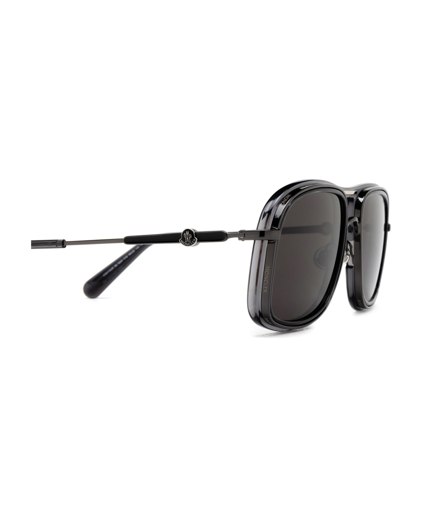 Moncler Eyewear Ml0223 Shiny Black Sunglasses - Shiny Black