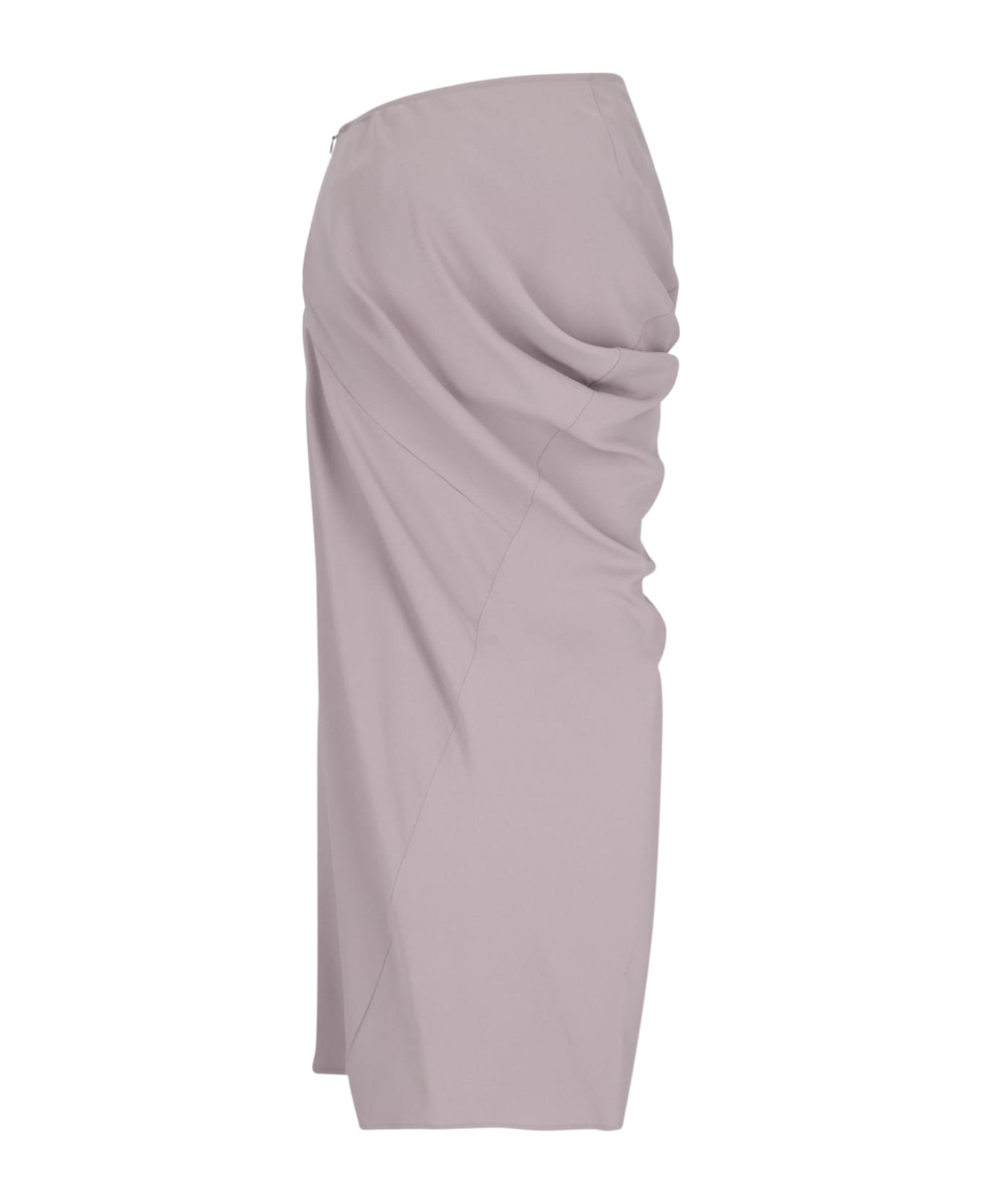 Dries Van Noten Draped Maxi Skirt - Pink