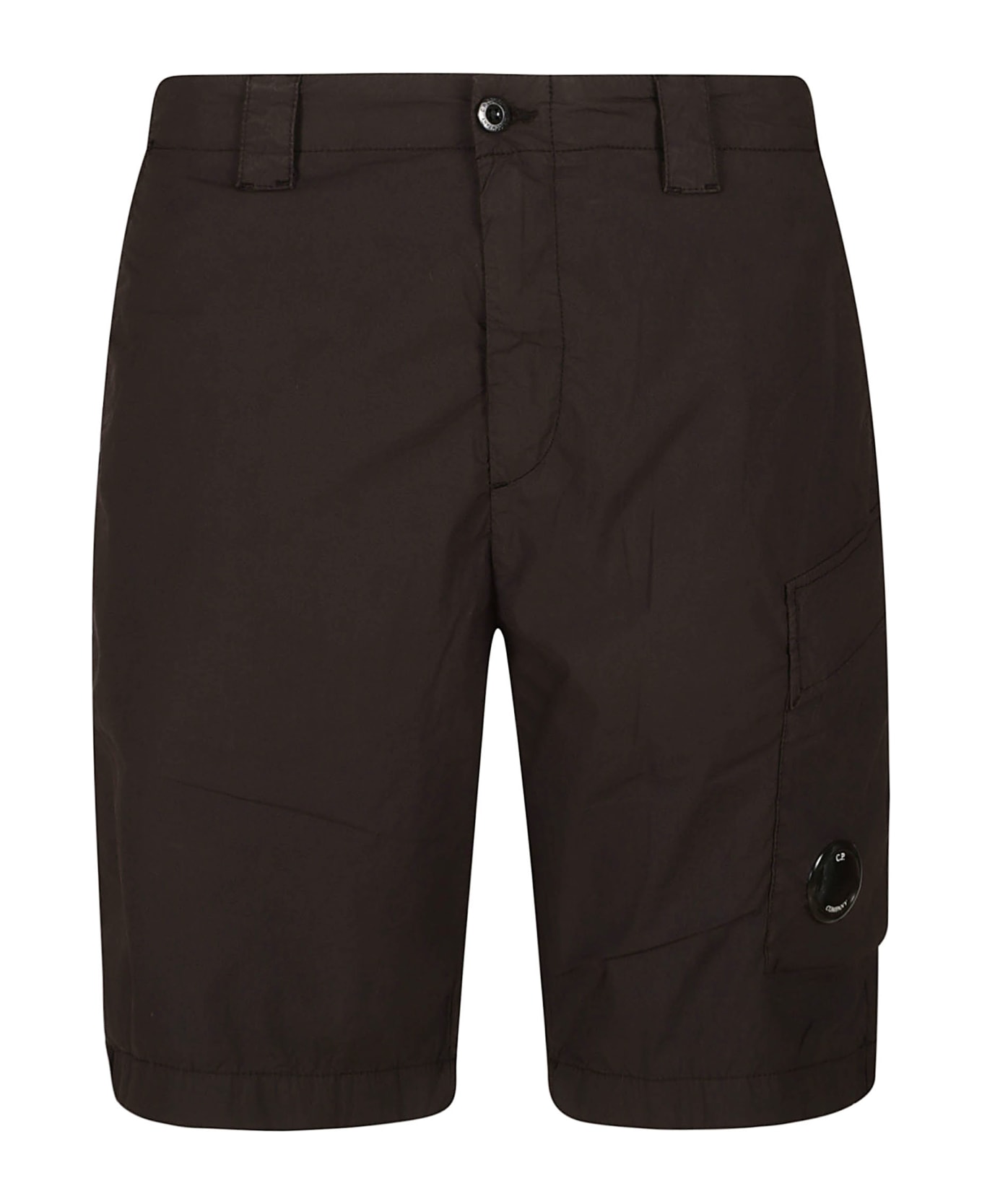 C.P. Company 50 Fili Stretch Cargo Shorts - Black ショートパンツ