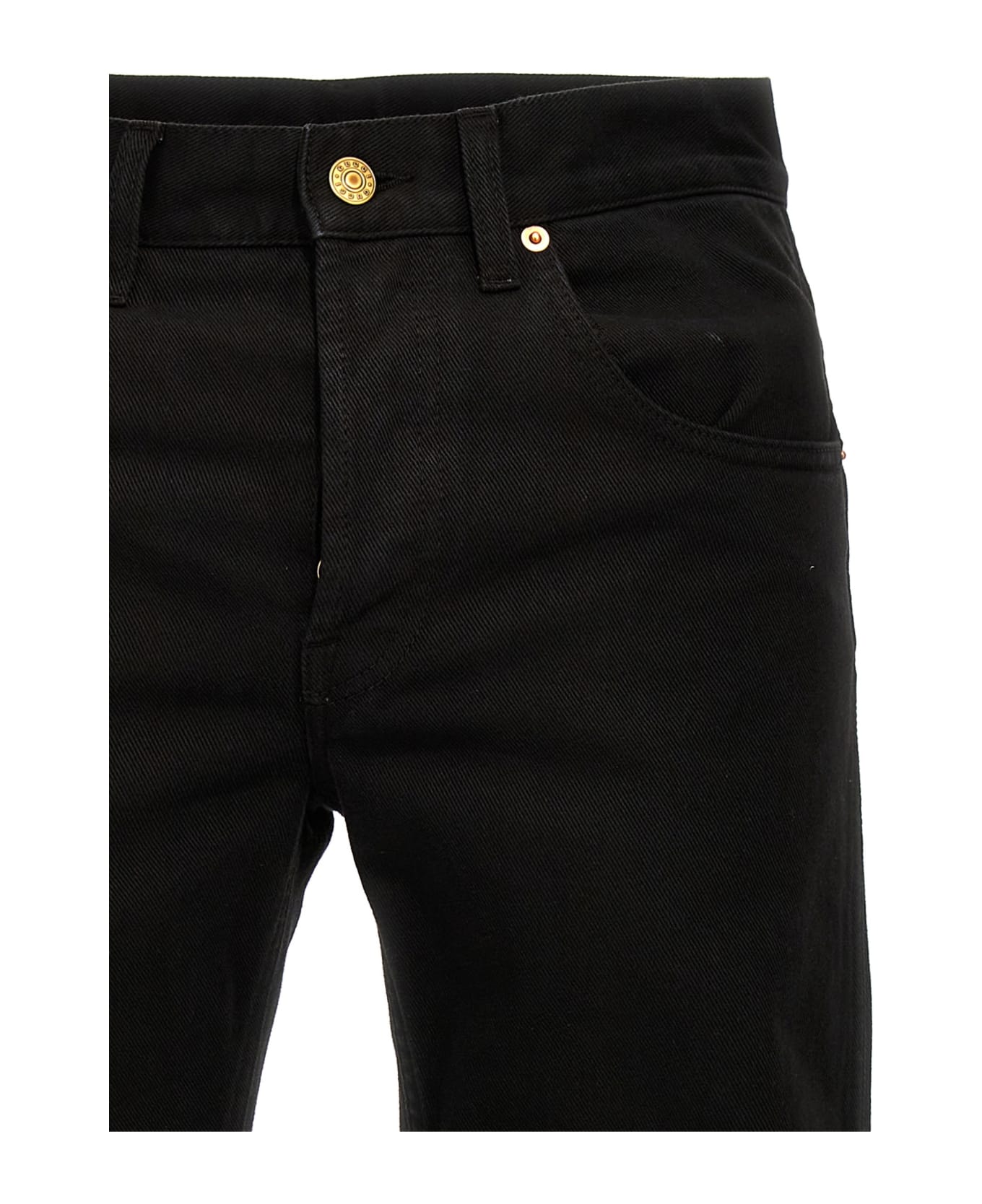 パンツ GUCCI SS24 'Morsetto' pants (756017ZAOPD 2014) Gucci Morsetto Jeans in Black for Men | Lyst
