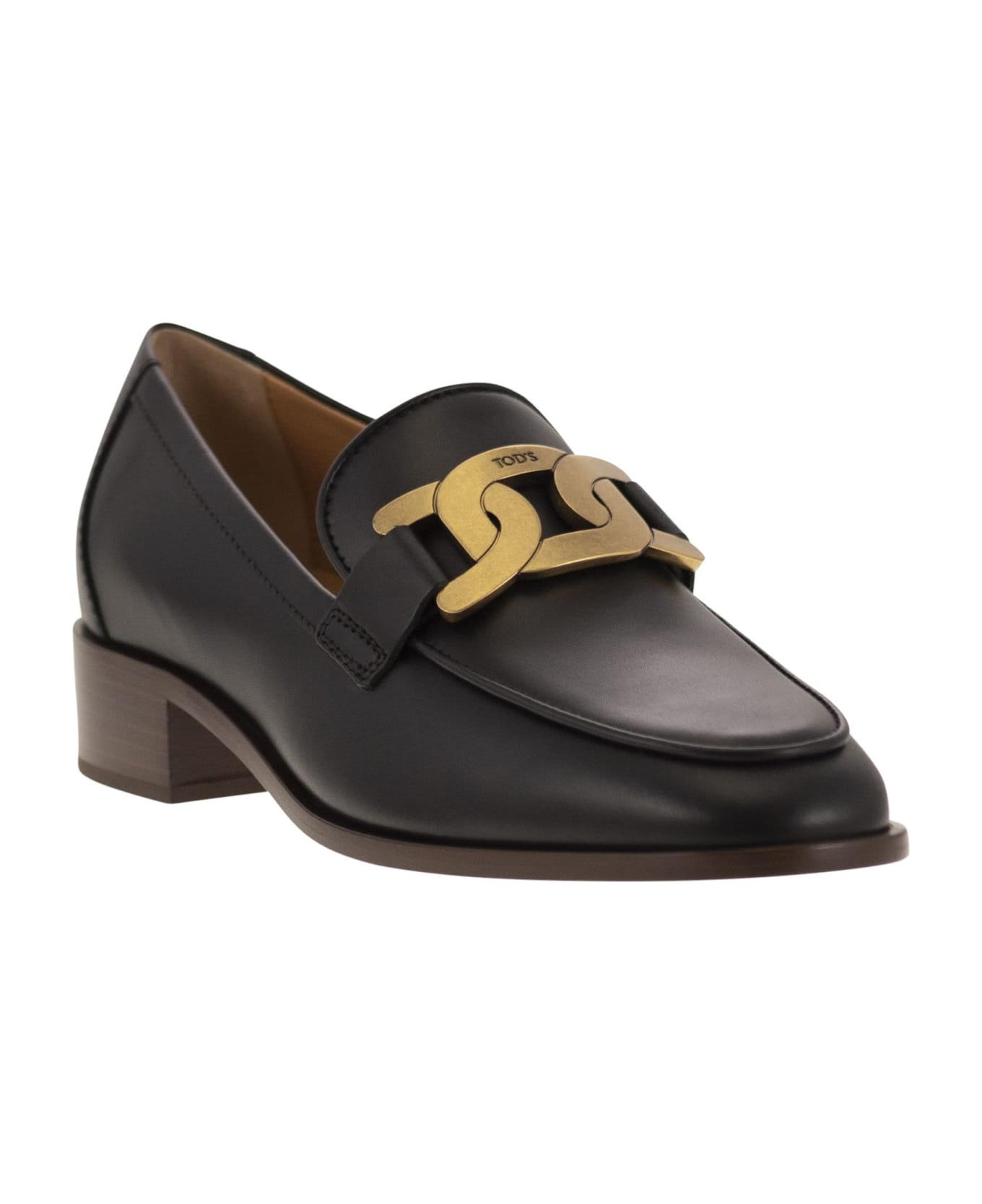 Tod's Leather Loafer - Black
