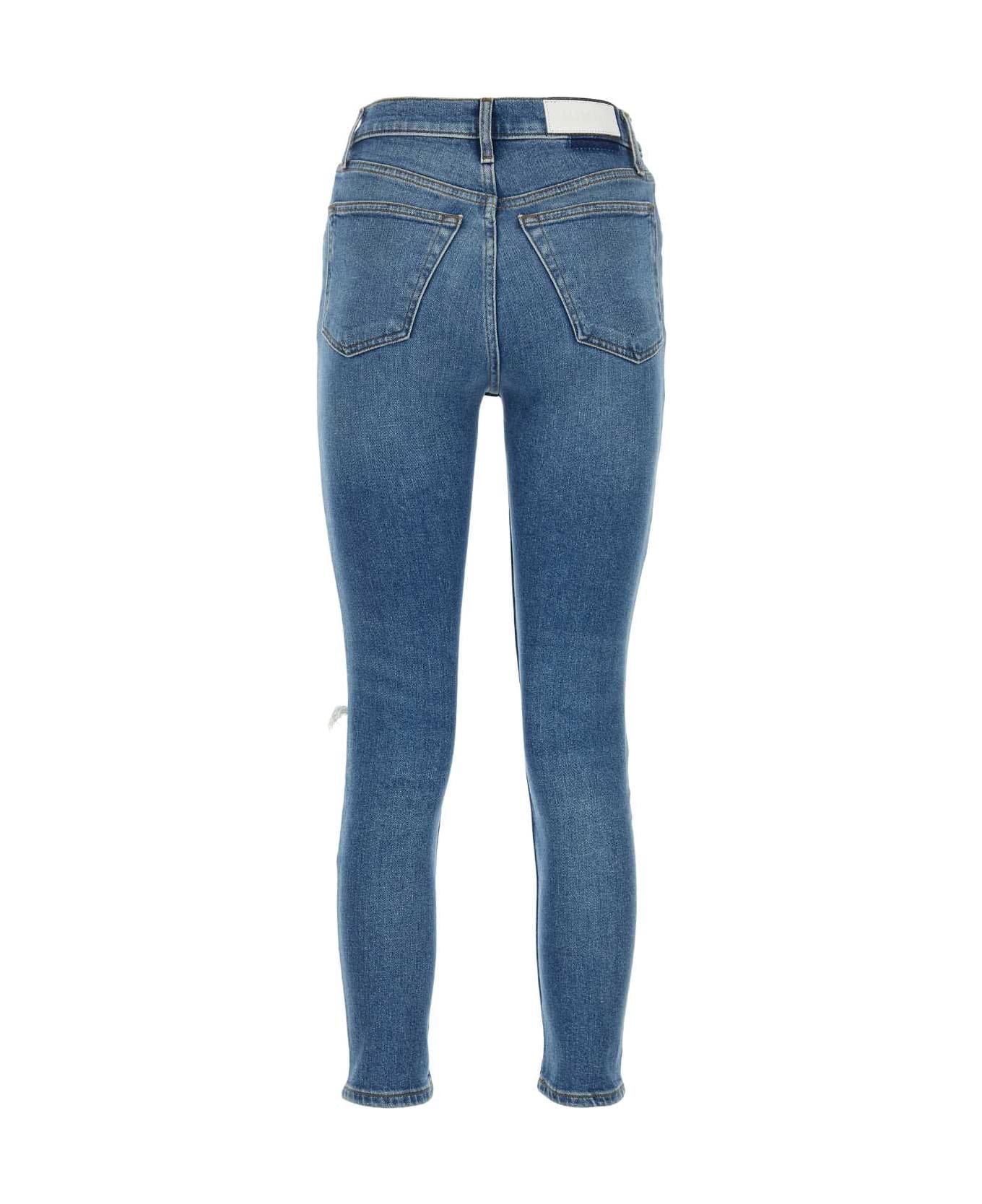 RE/DONE Stretch Denim Jeans - WORNBROOKBLUE