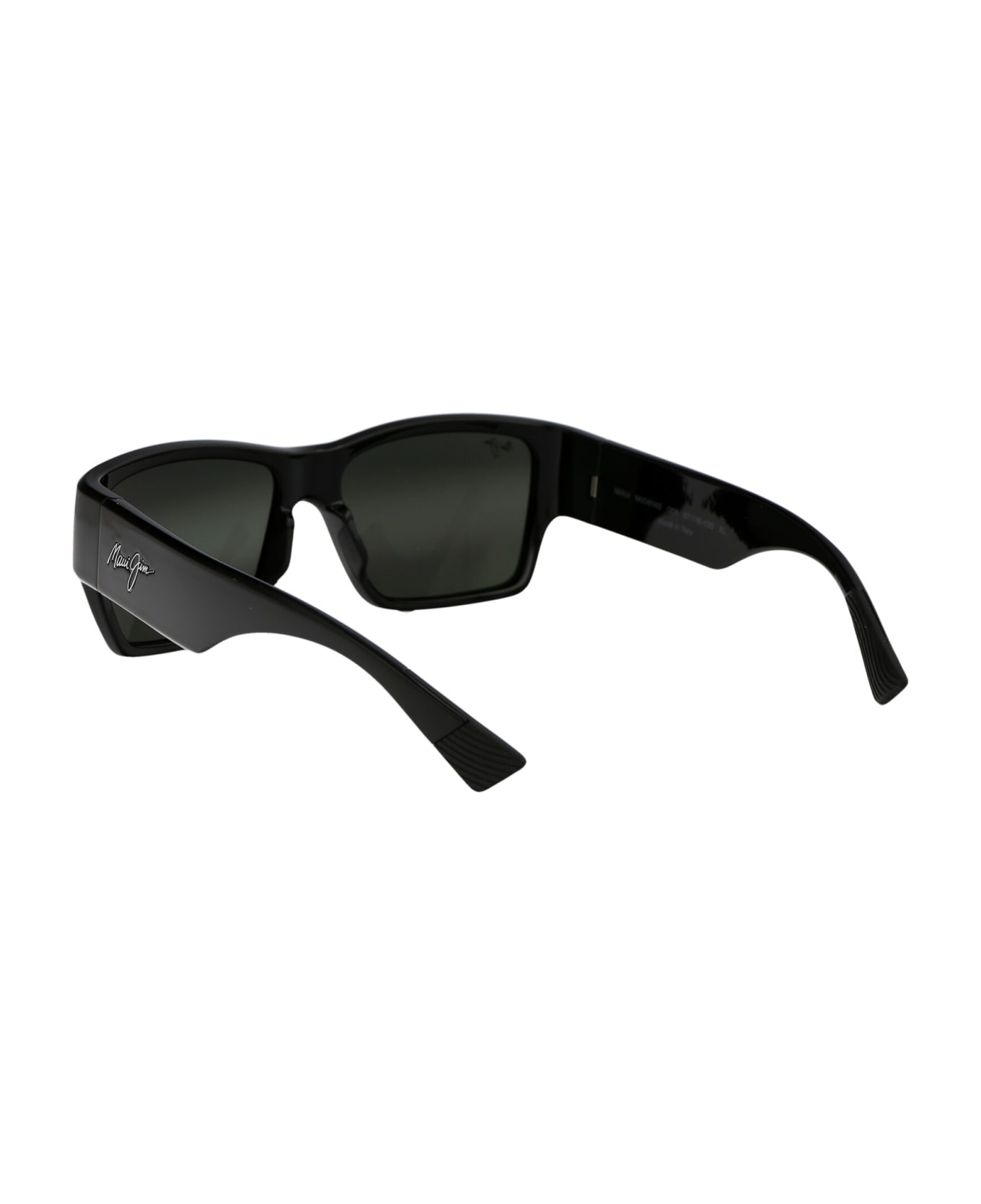 Maui Jim Kaolu Sunglasses - 02 GREY KAOLU SHINY BLACK