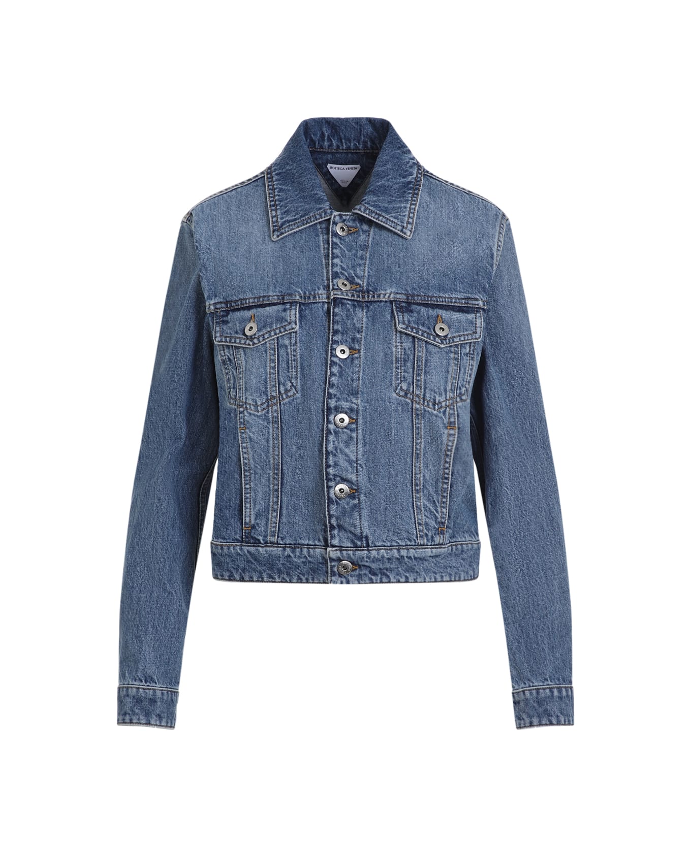 Bottega Veneta Medium Blue Denim Jacket - Mid Blue