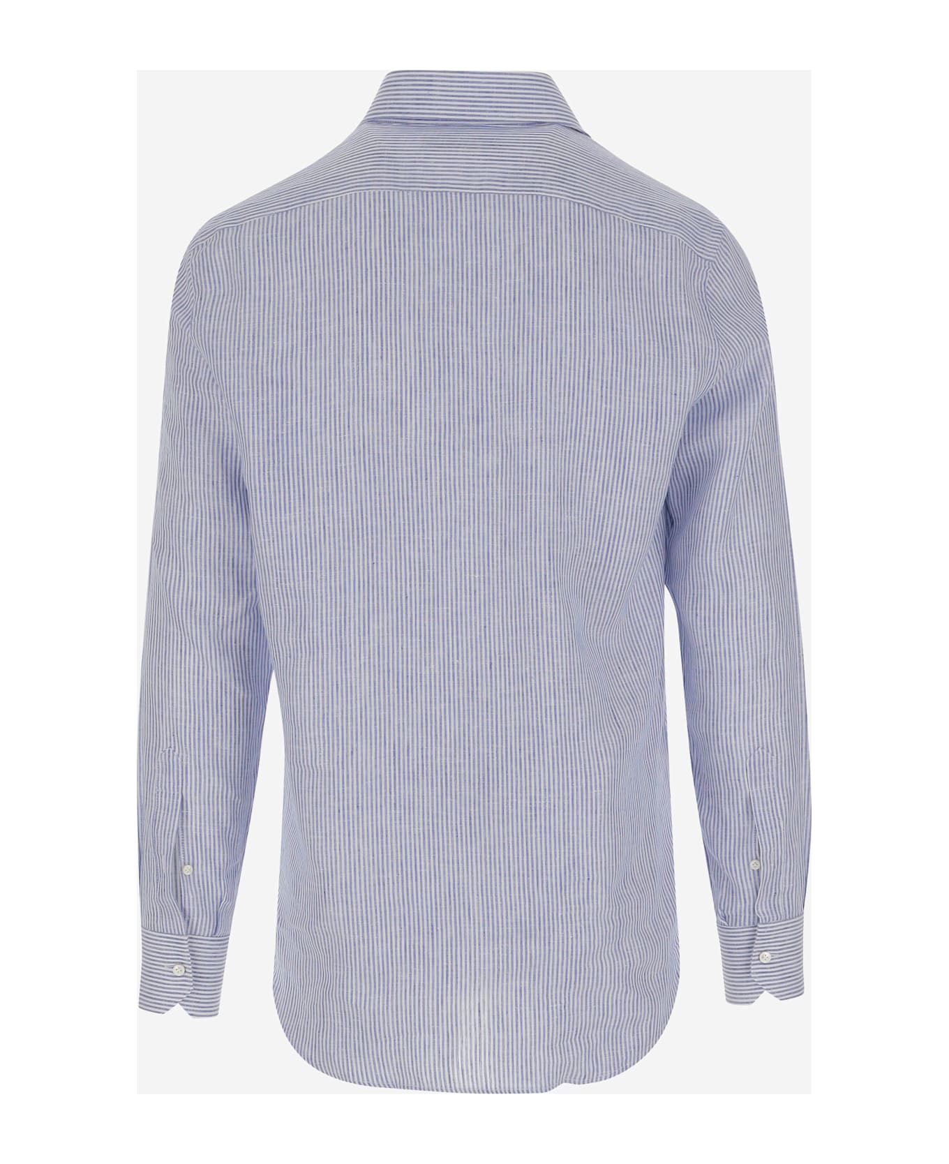 Brian Dales Classic Striped Shirt - Grey