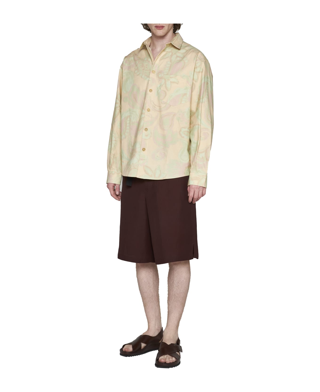 Jacquemus Shirt - Print faded green シャツ