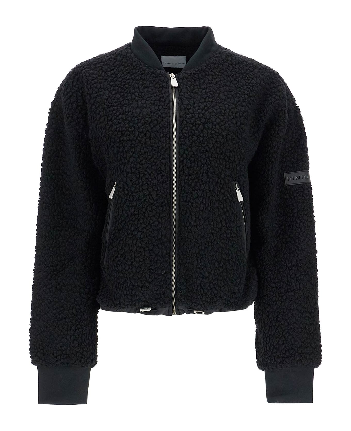 Pinko Teddy Bomber Jacket For - NERO LIMOUSINE (Black)