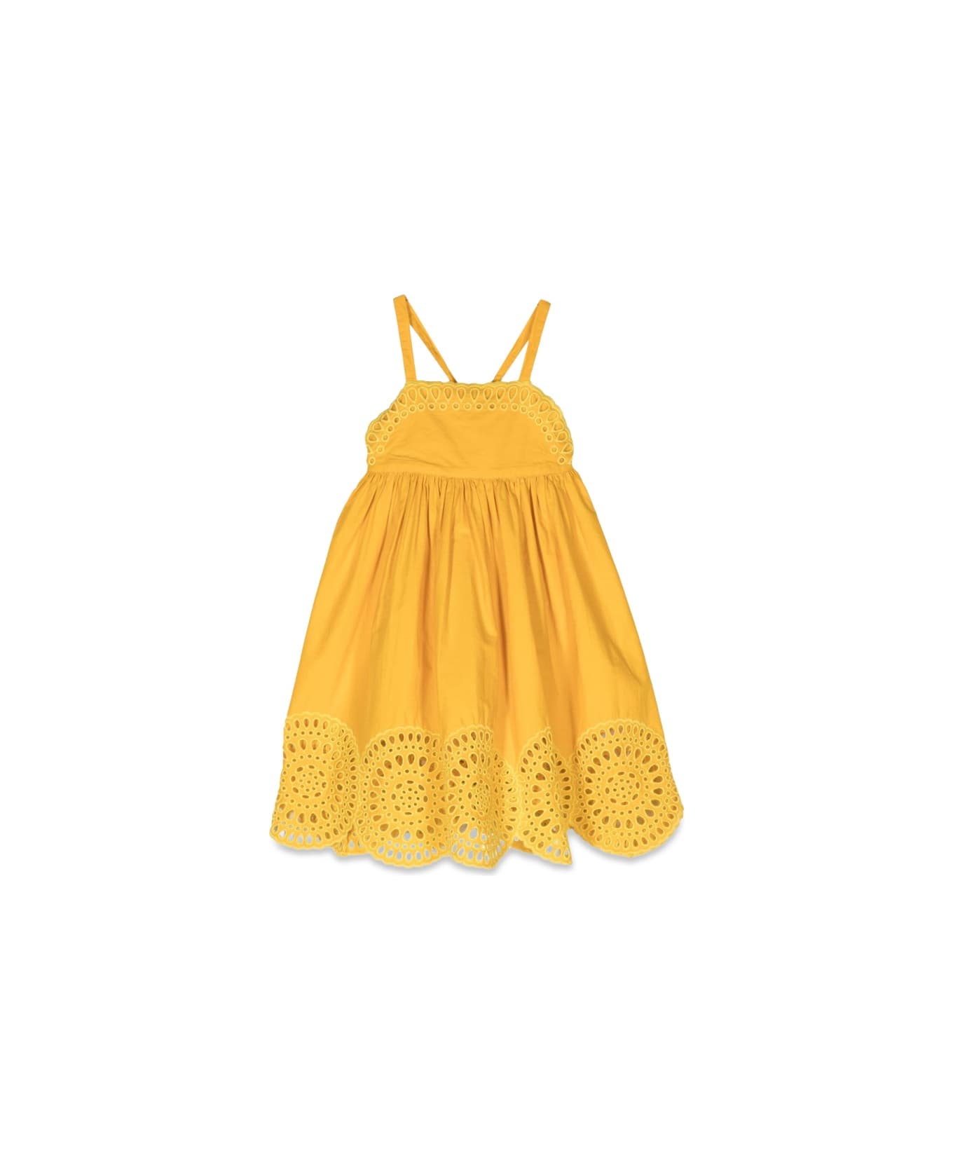 Stella McCartney Woven Dress - YELLOW ワンピース＆ドレス