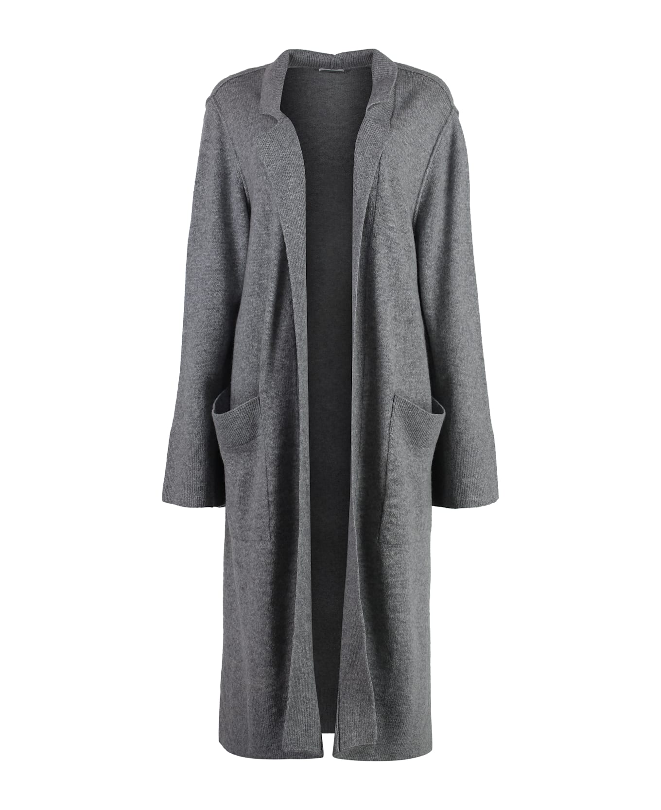 Malo Cashmere Maxi-cardigan - grey