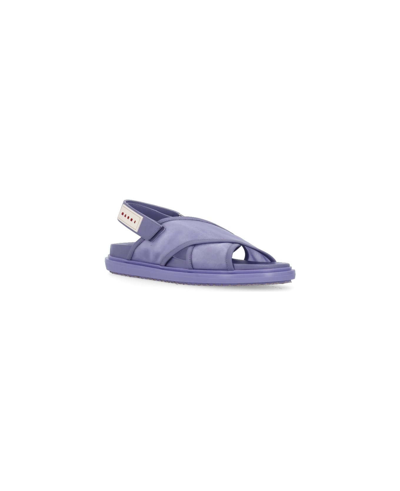 Marni Logoed Sandals - Purple サンダル