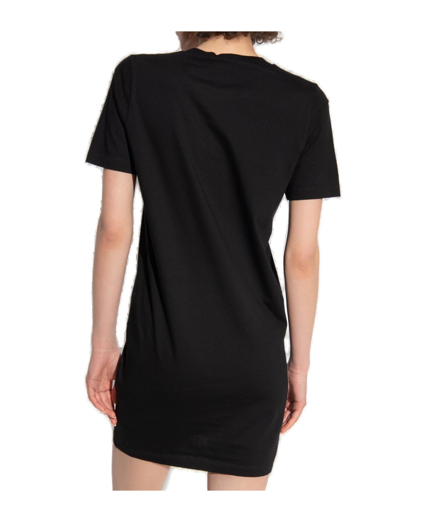 Dsquared2 Icon Sunset Crewneck T-shirt Dress - BLACK