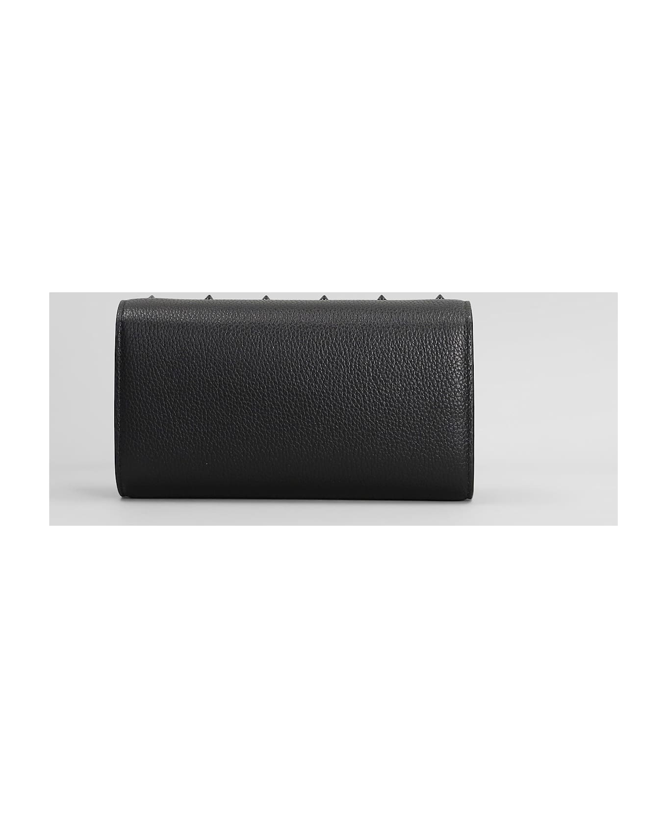 Christian Louboutin Paloma Wallet Shoulder Bag In Black Leather - black