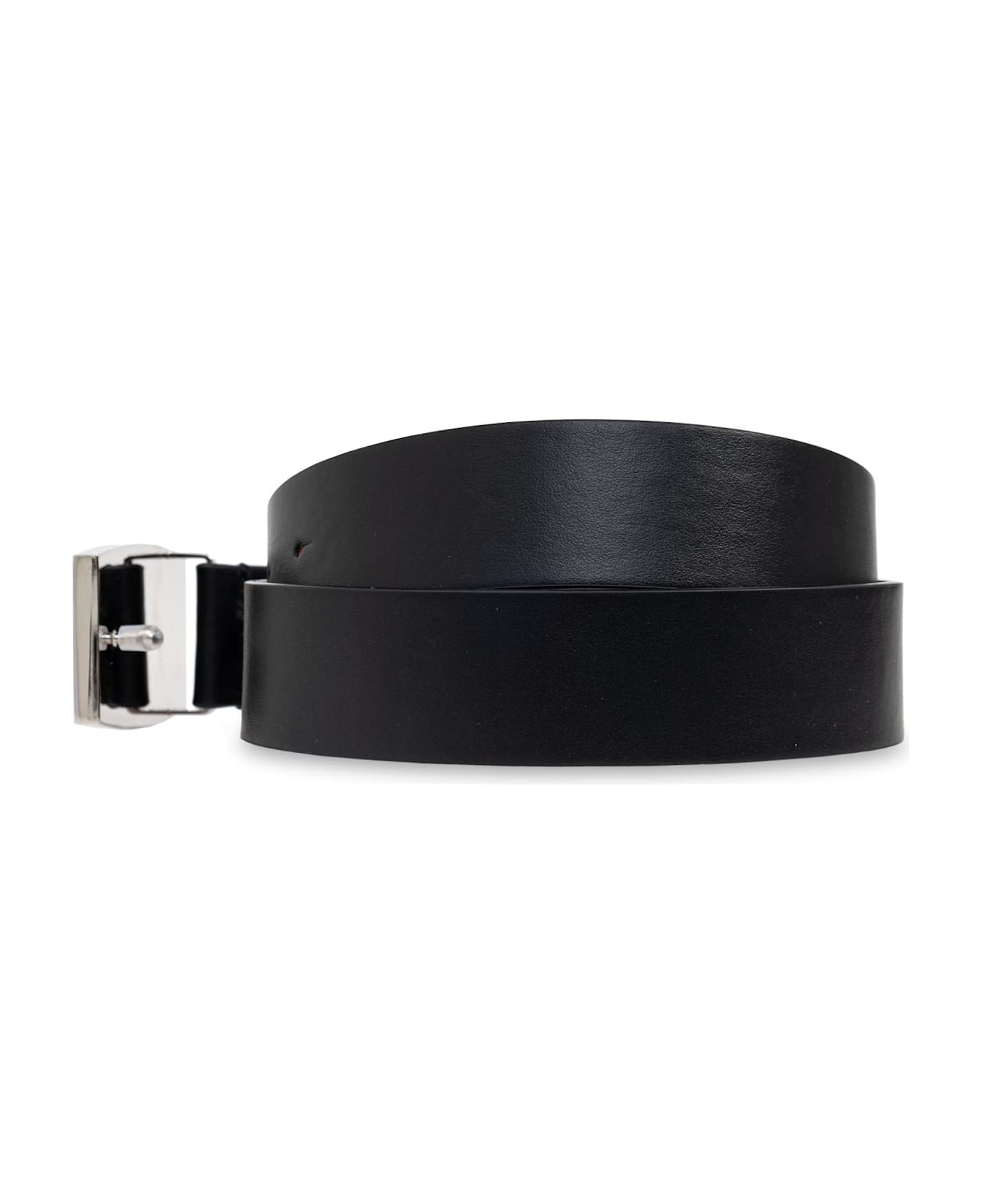 Dsquared2 Logo Engraved Buckle Belt - Black