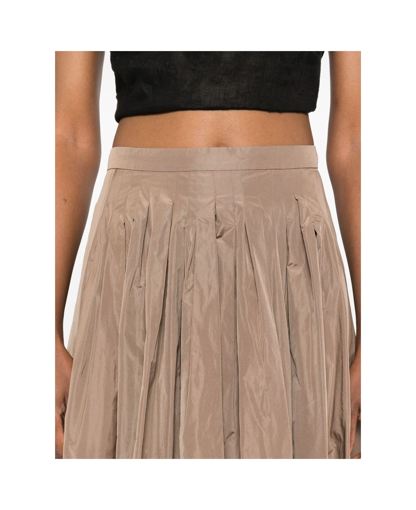 
S Max Mara Jokey Midi Skirt - Brown