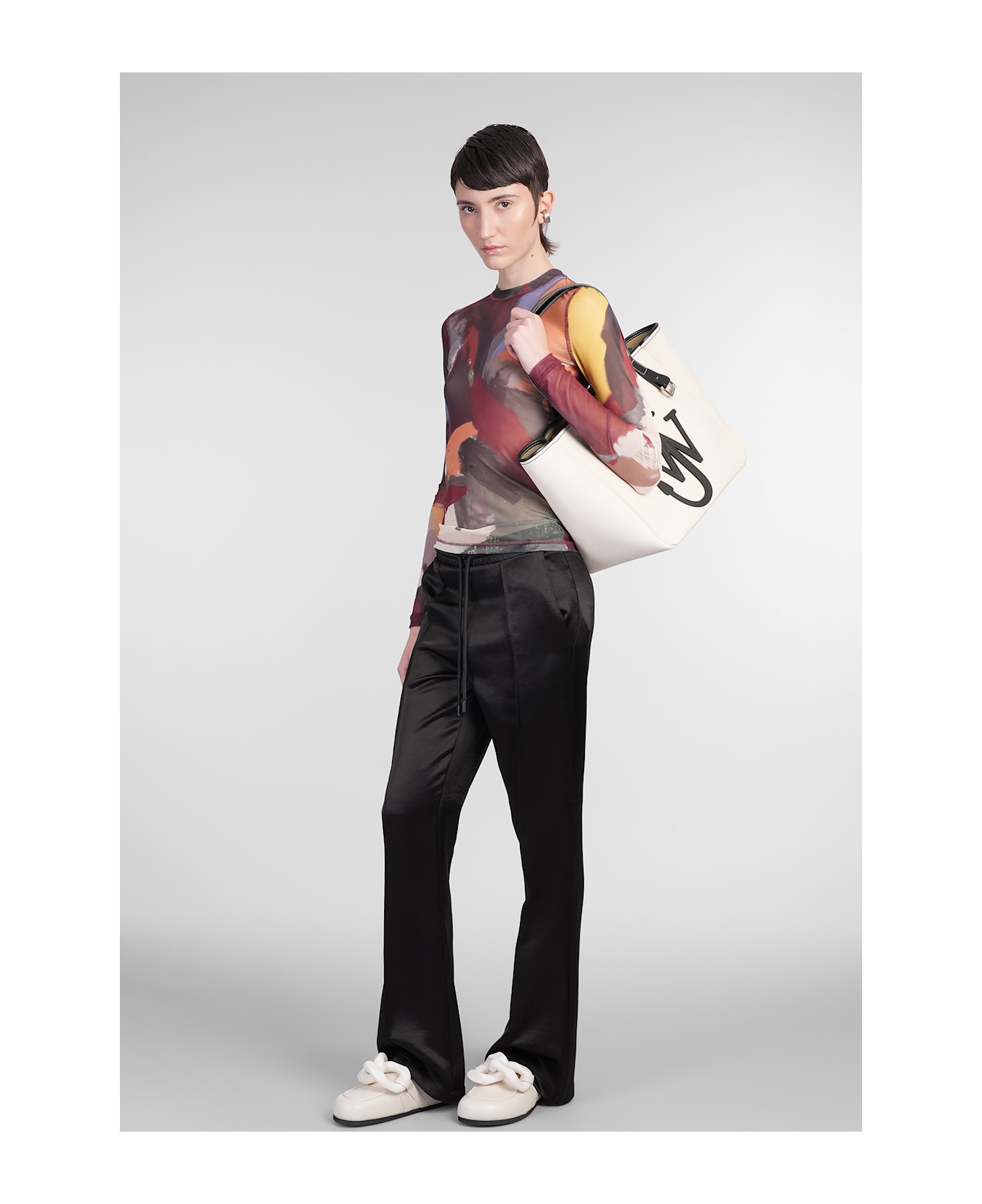 J.W. Anderson Pants In Black Triacetate - black