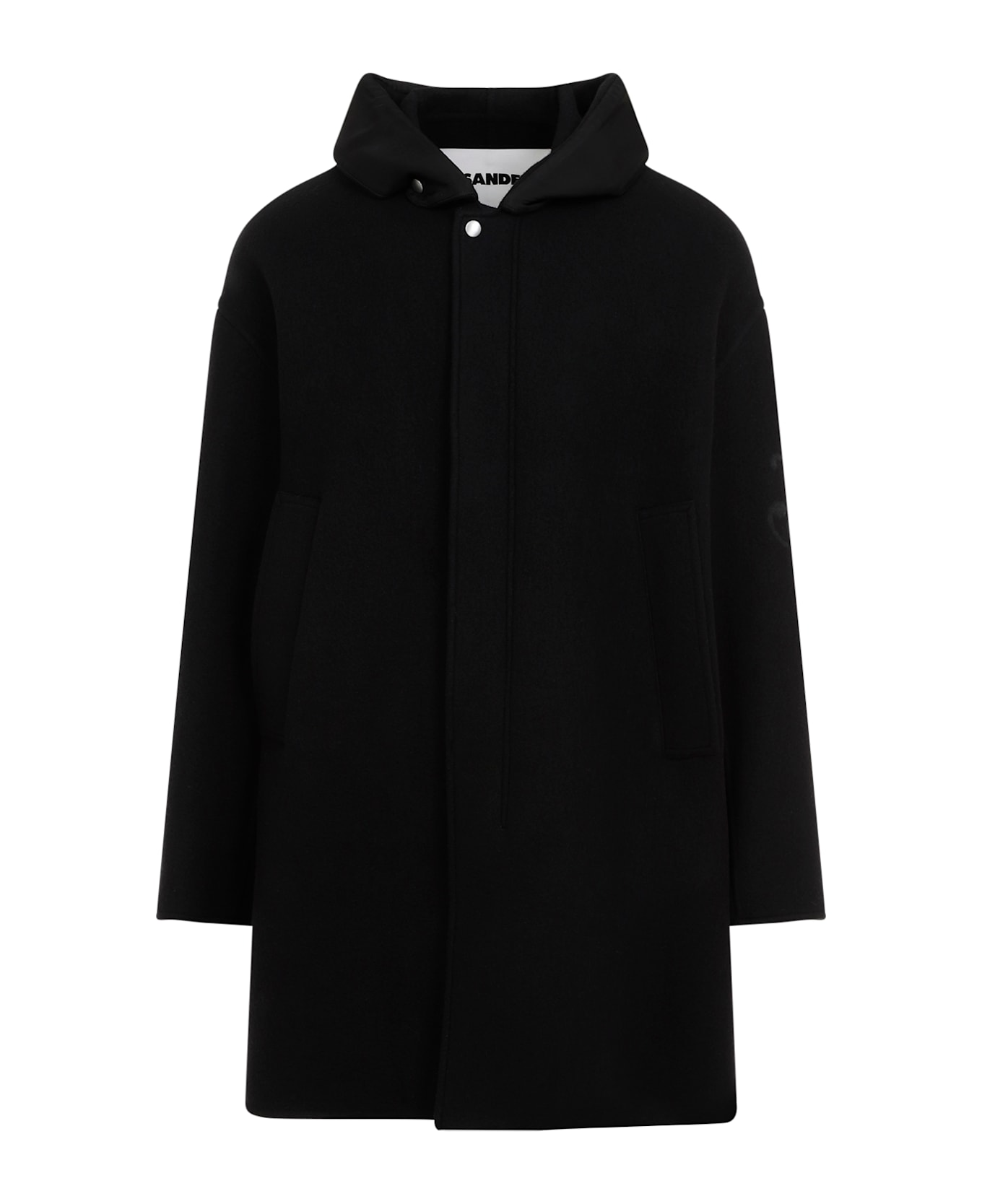 Jil Sander Virgin Wool Parka - Black