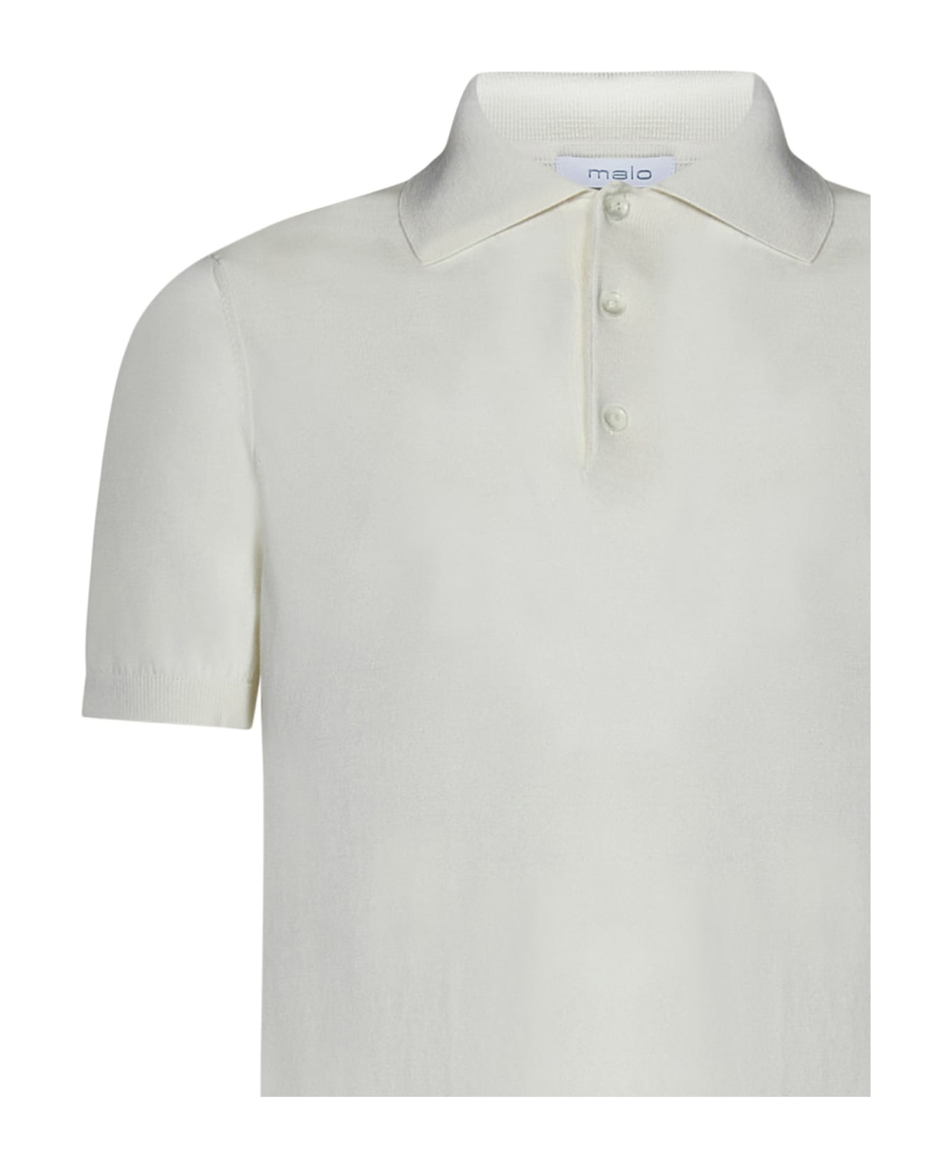 Malo Polo Shirt - White ポロシャツ